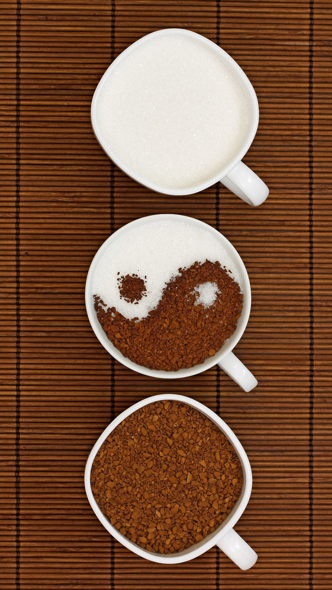 Cute Yin Yang Coffee Iphone 6 Wallpapers Hd - Phone Wallpapers Yin Yang Hd - HD Wallpaper 