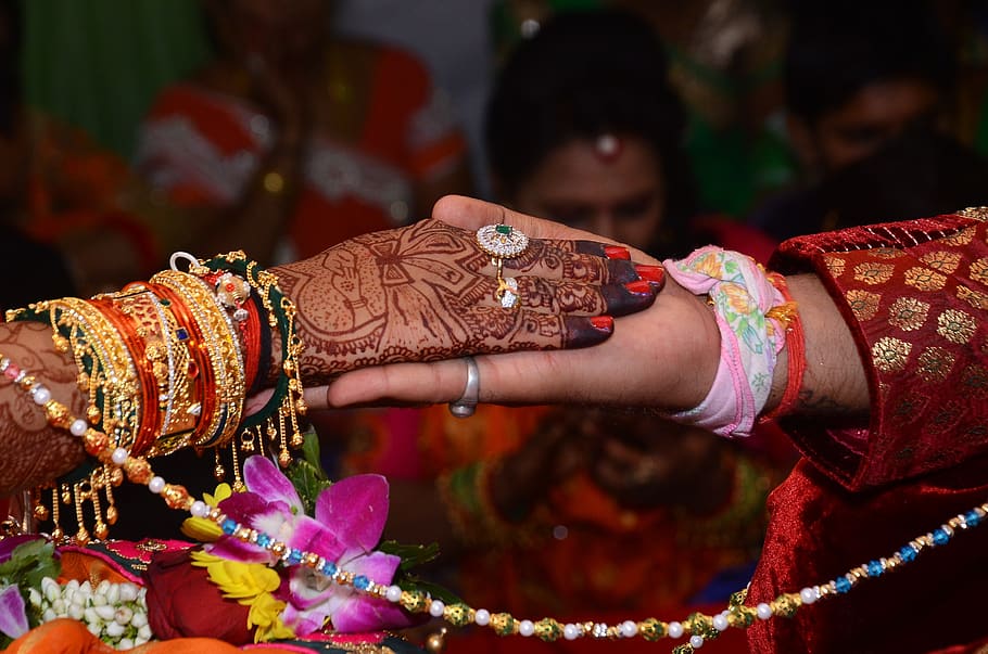 Ring, Hastmelap, Wedding, Marriage, Indian, Hindu, - Hindu Indian Wedding - HD Wallpaper 