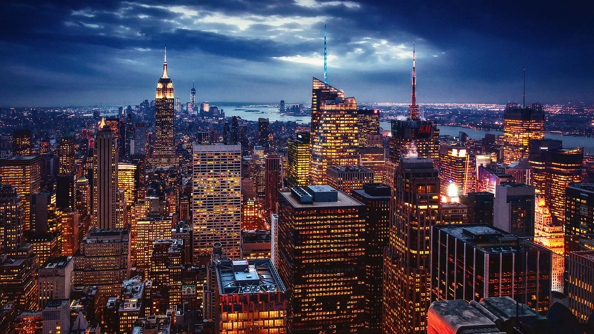 City New York City Usa Art Night Images Wallpaper - New York City - HD Wallpaper 