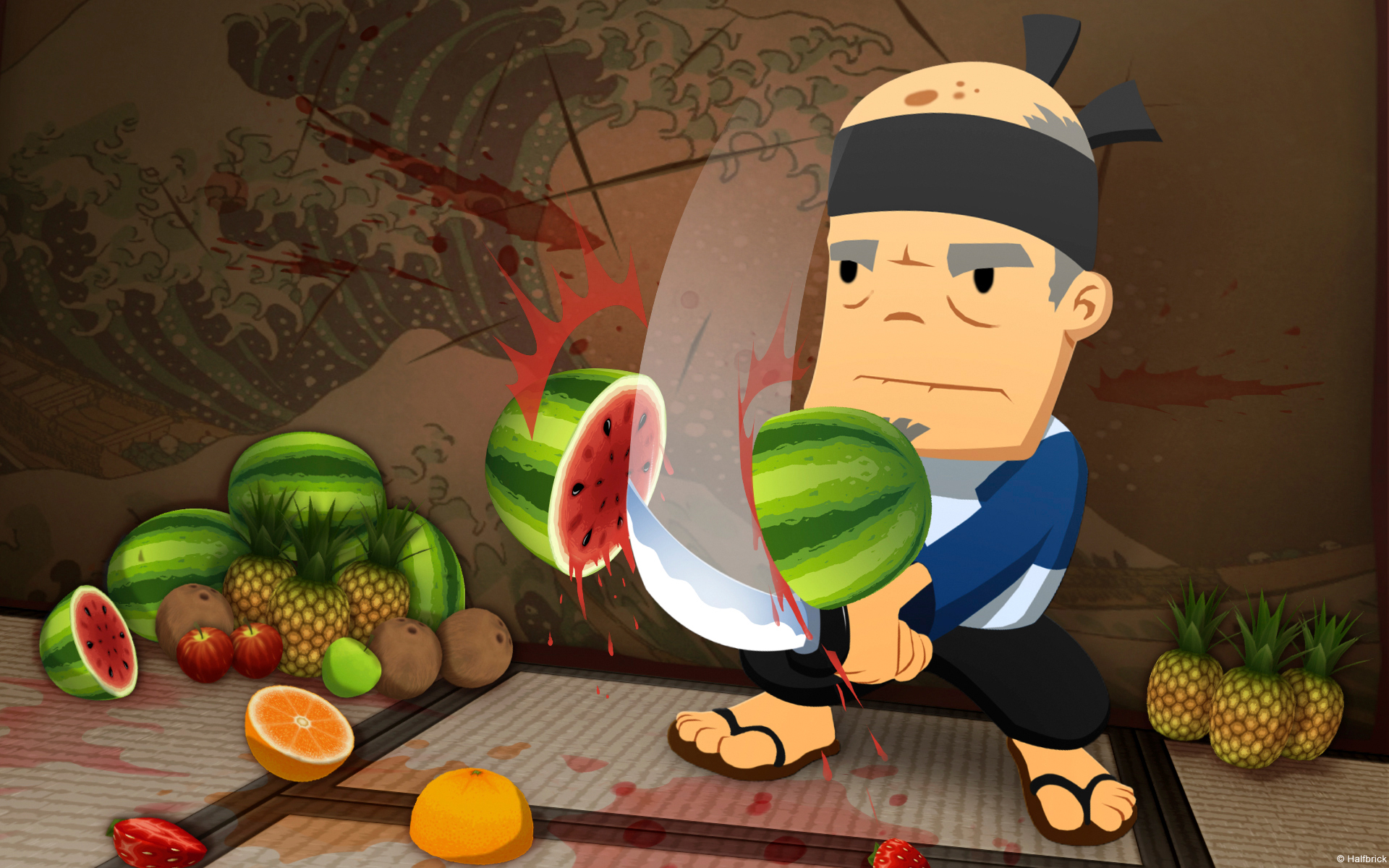 Fruit Ninja - HD Wallpaper 