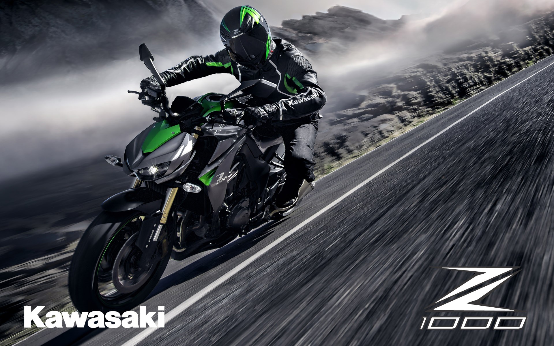 Kawasaki Z1000 Rider - HD Wallpaper 