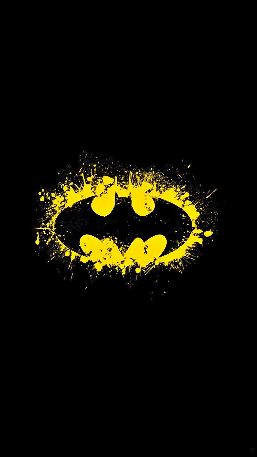 Batman Iphone Wallpaper Elegant Best Of Batman Wallpaper - Batman Logo  Yellow Black - 1080x1920 Wallpaper 