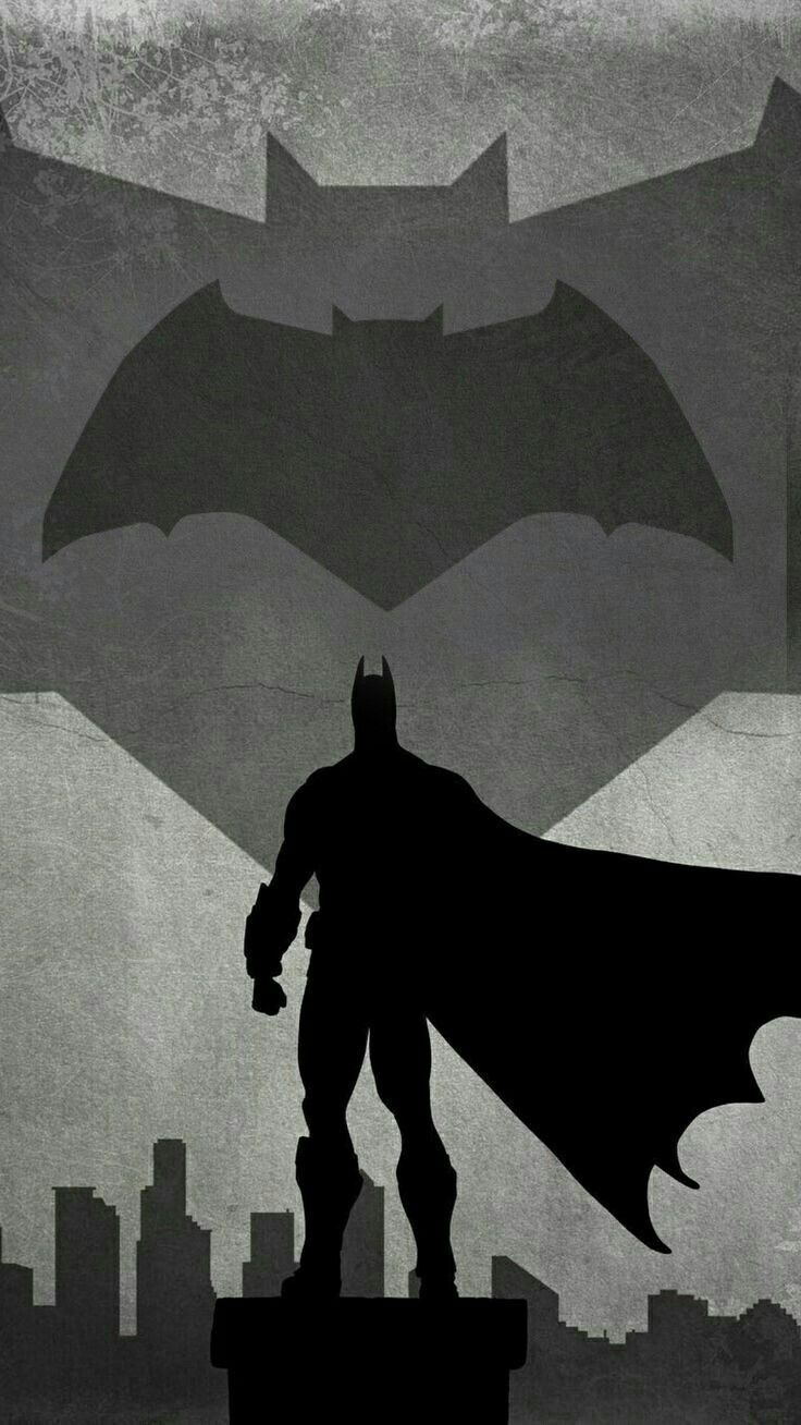 Batman Wallpapers For Iphone - Silueta Para Parede Do Batman - HD Wallpaper 