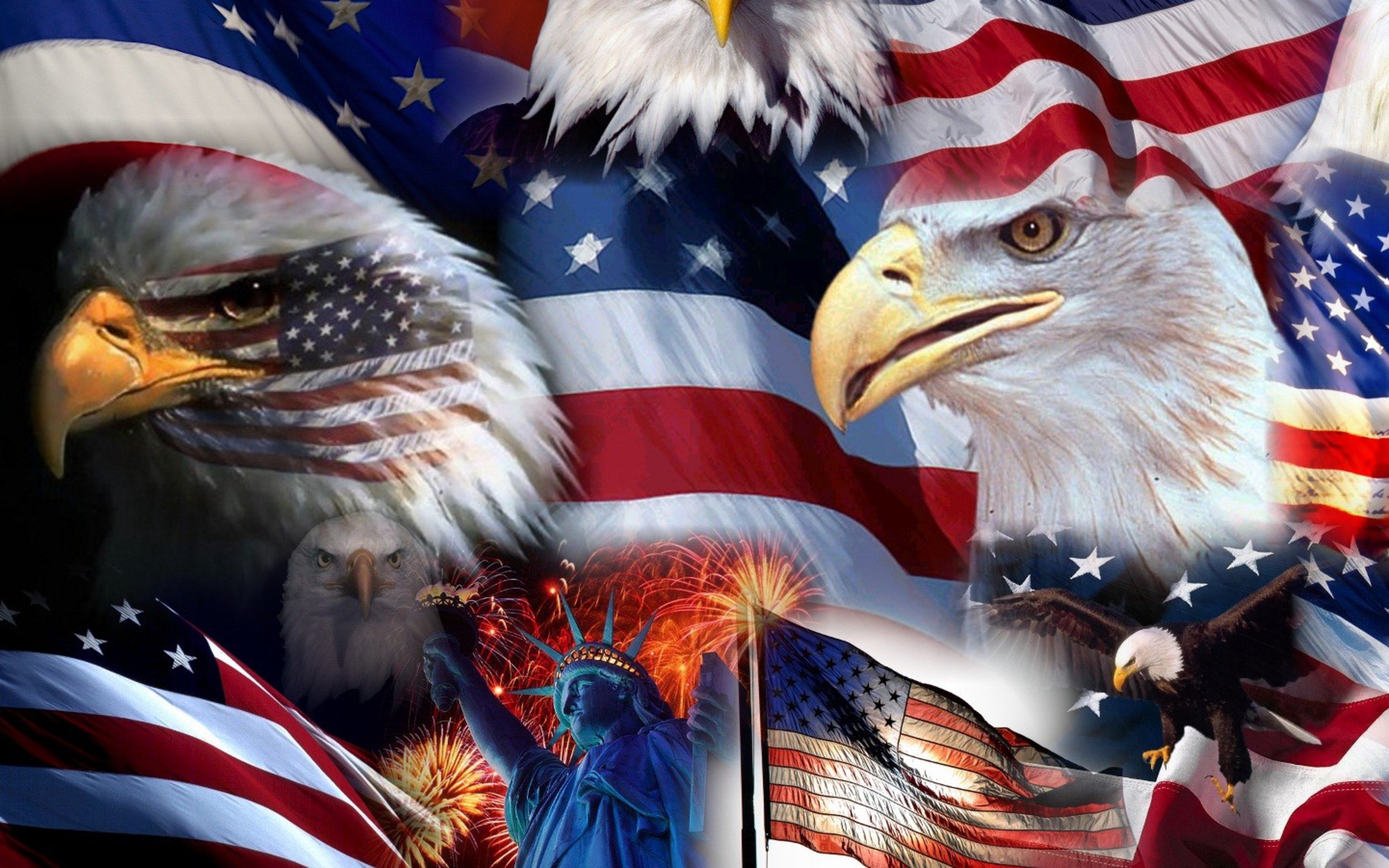Desktop American Flag With Eagle Wallpaper - American Eagle Flag - HD Wallpaper 