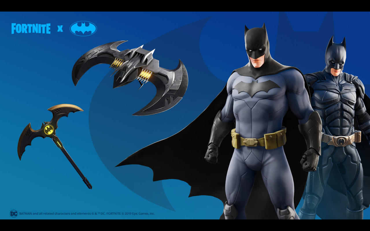 Fortnite Celebrates Batman Day With Skins, Special - Batman Skin In Fortnite - HD Wallpaper 
