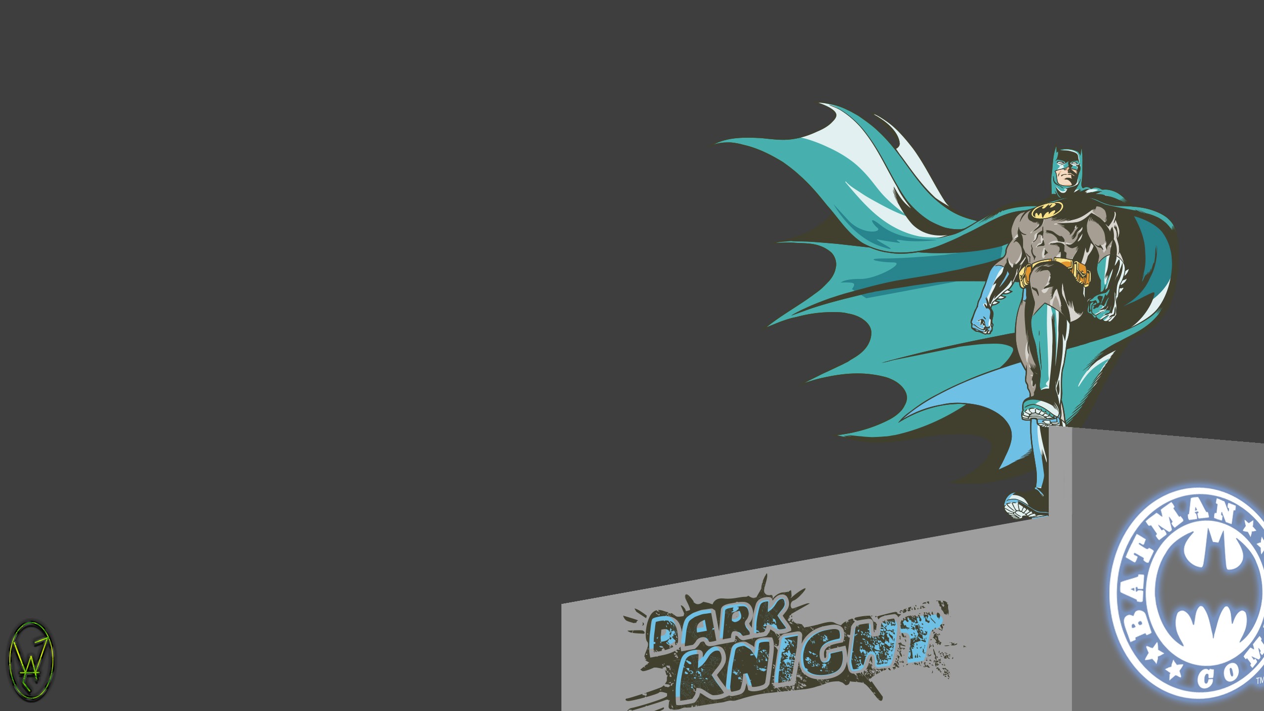 Batman Wallpaper Vector - HD Wallpaper 