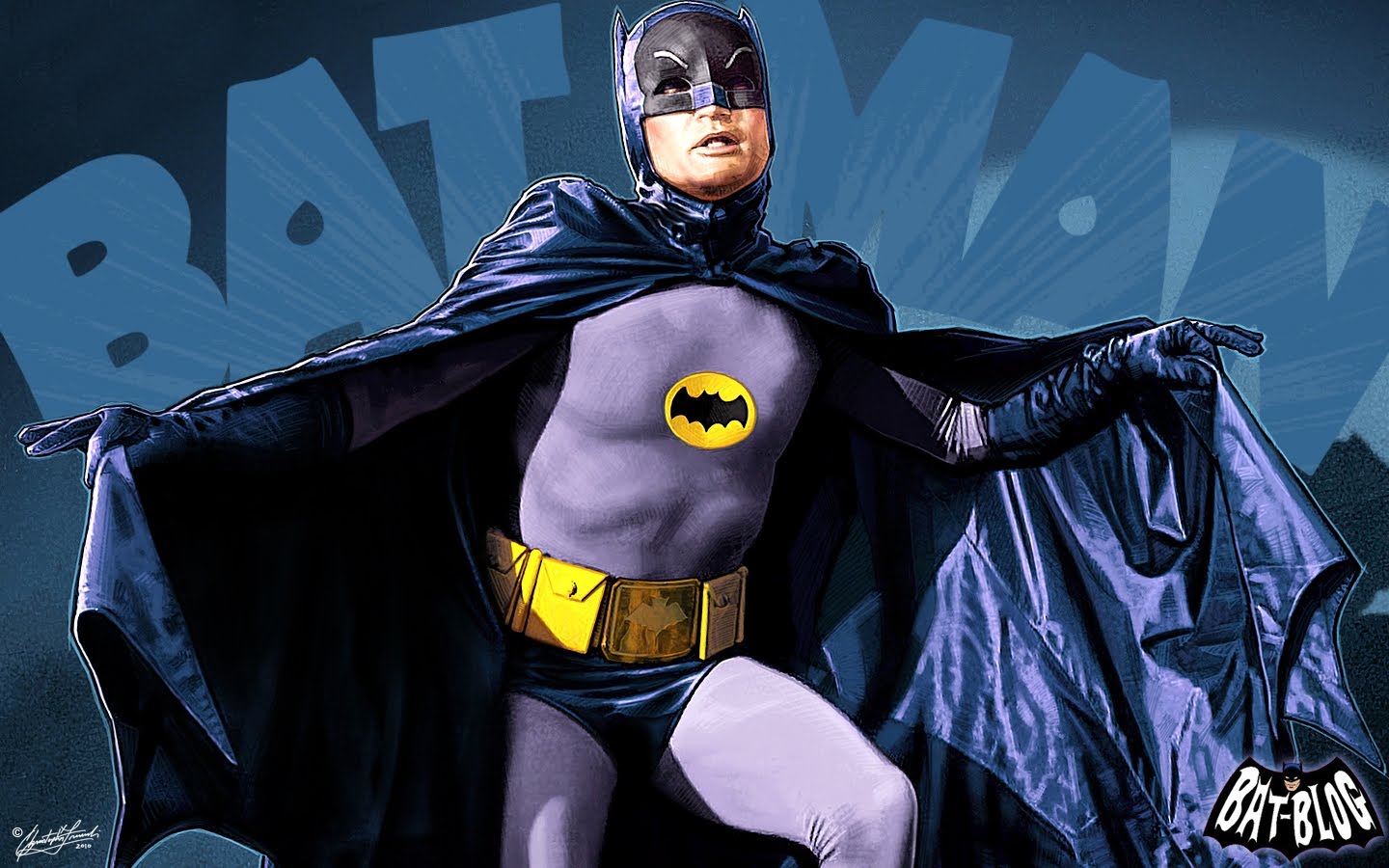 Adam West Batman Background - HD Wallpaper 