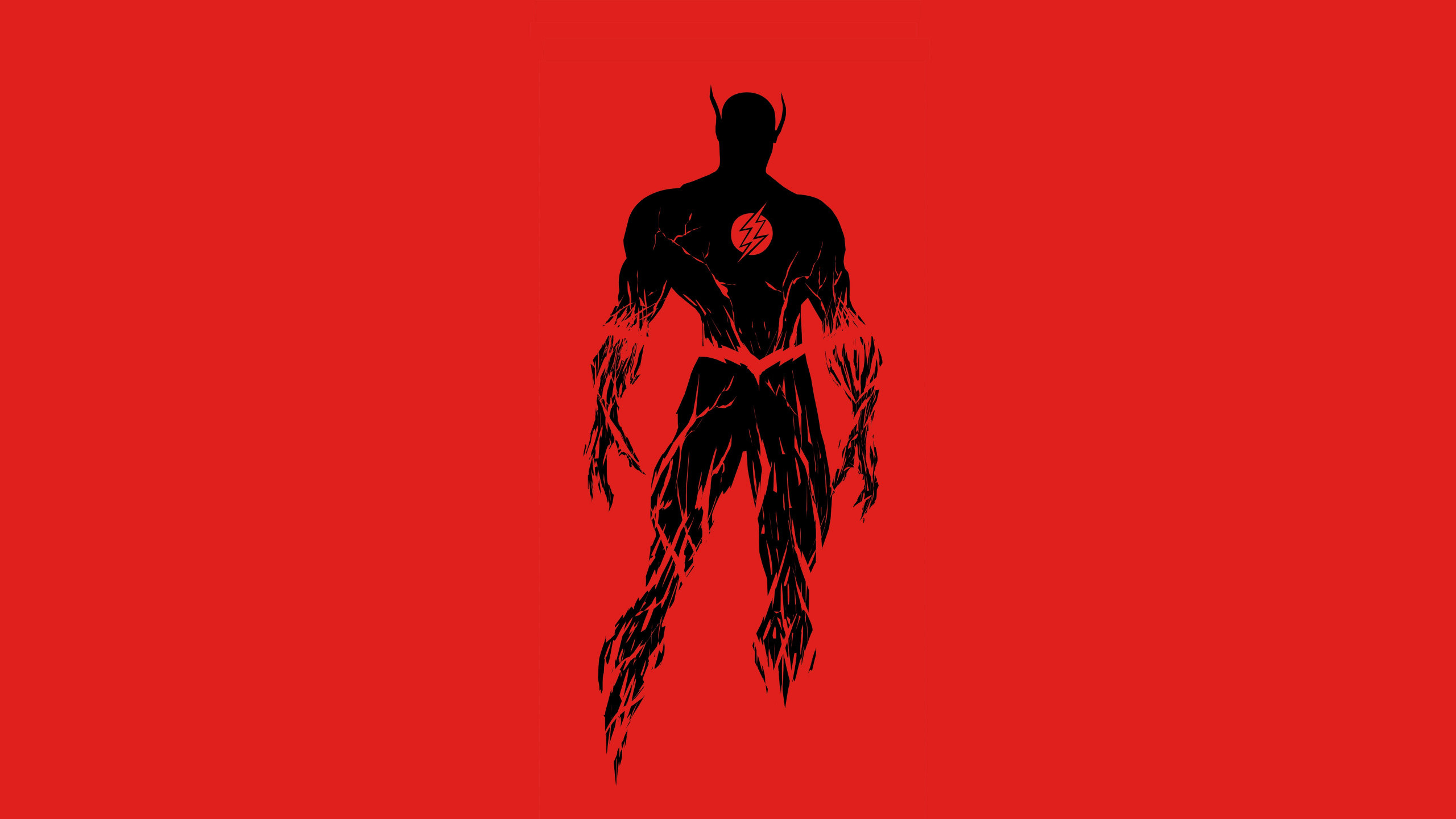 2560x1440, Wallpaper Flash, Artwork, Superhero, Minimal - Flash Wallpaper Hd - HD Wallpaper 