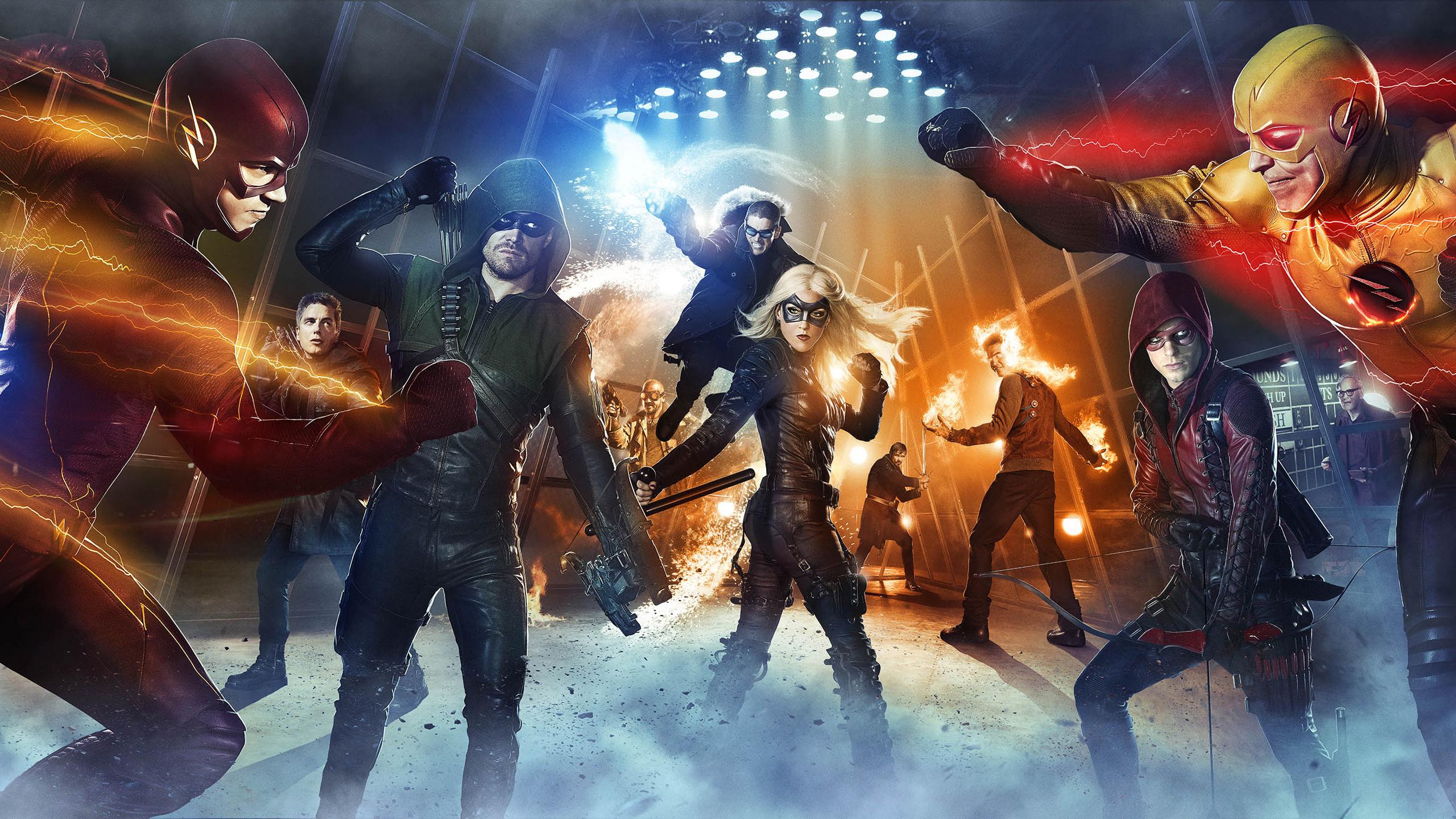 Arrow And The Flash - Cool Flash Background - HD Wallpaper 