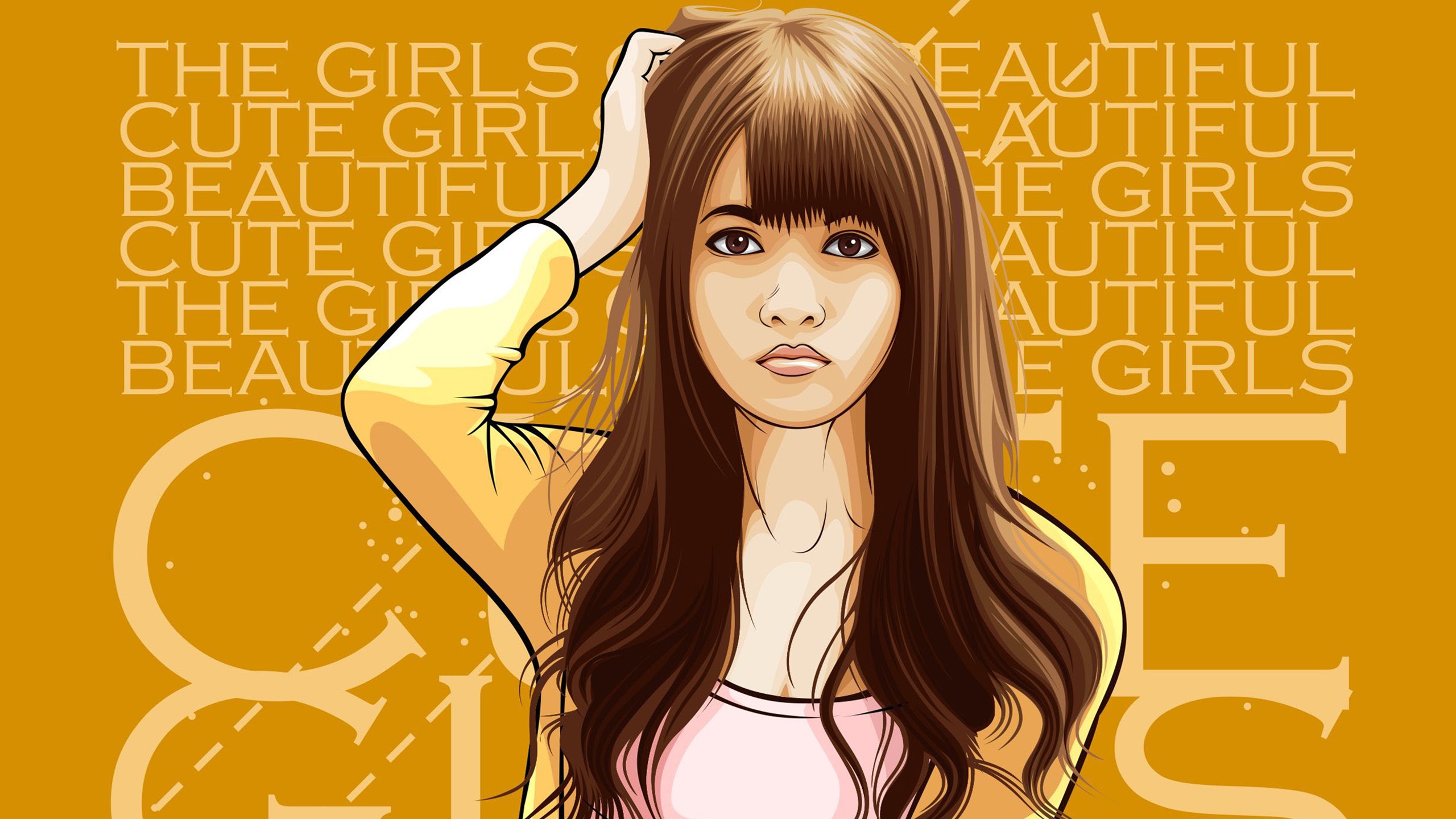 Cute & Beautiful Girl Wallpapers - Girl Wallpapers Cute - HD Wallpaper 