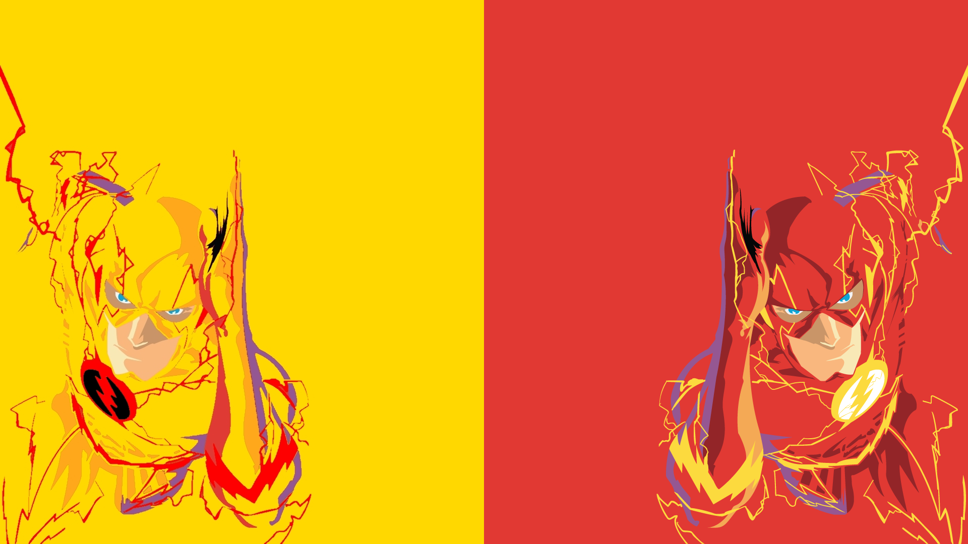 Reverse Flash And Flash - HD Wallpaper 