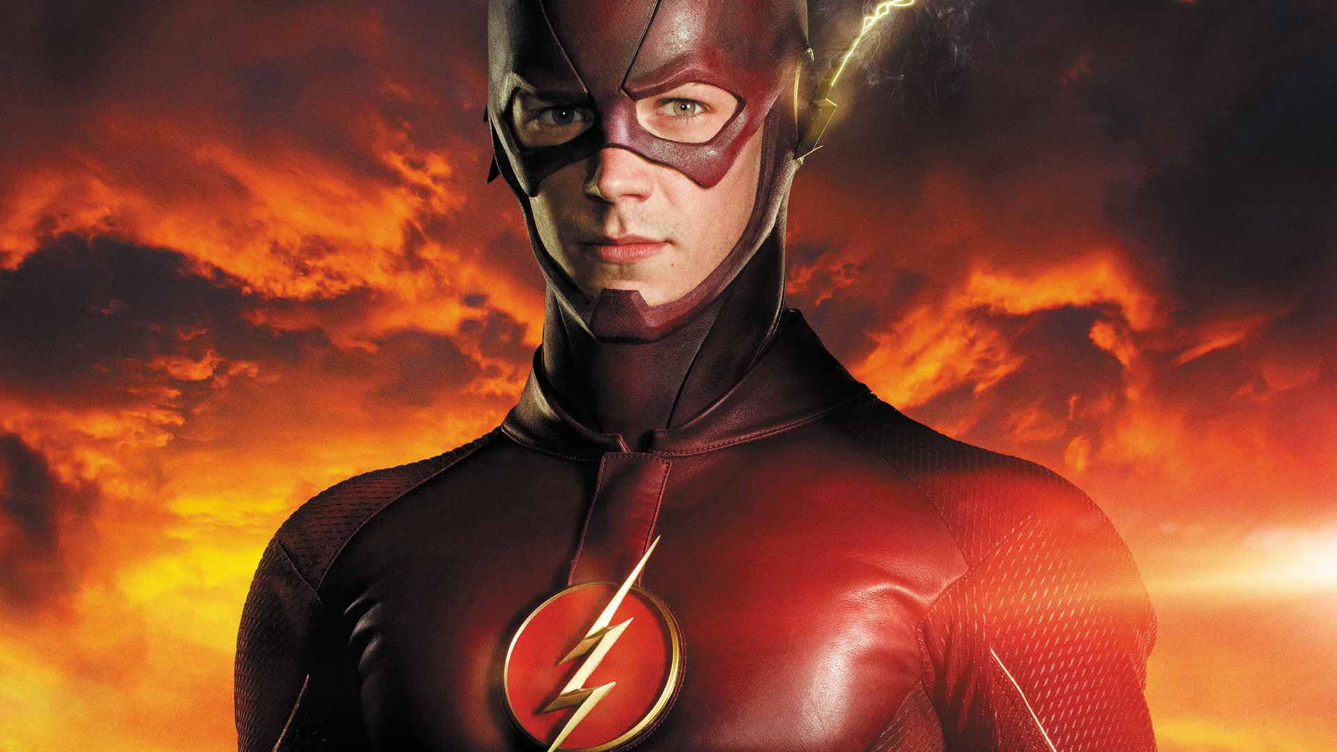 The Flash Season 4 Wallpaper Hd - Flash Suit Red Emblem - HD Wallpaper 