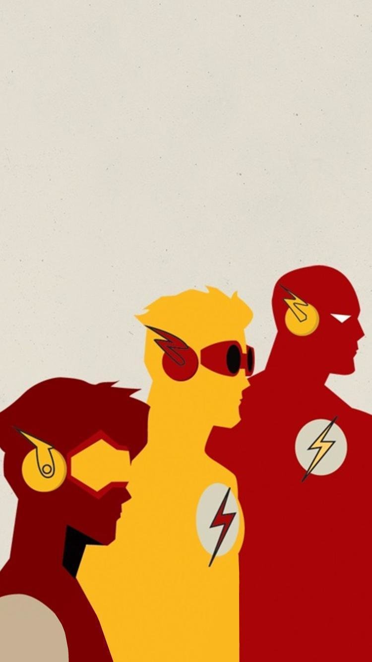 The Flash Iphone Wallpaper - Flash Kid Flash And Impulse - HD Wallpaper 