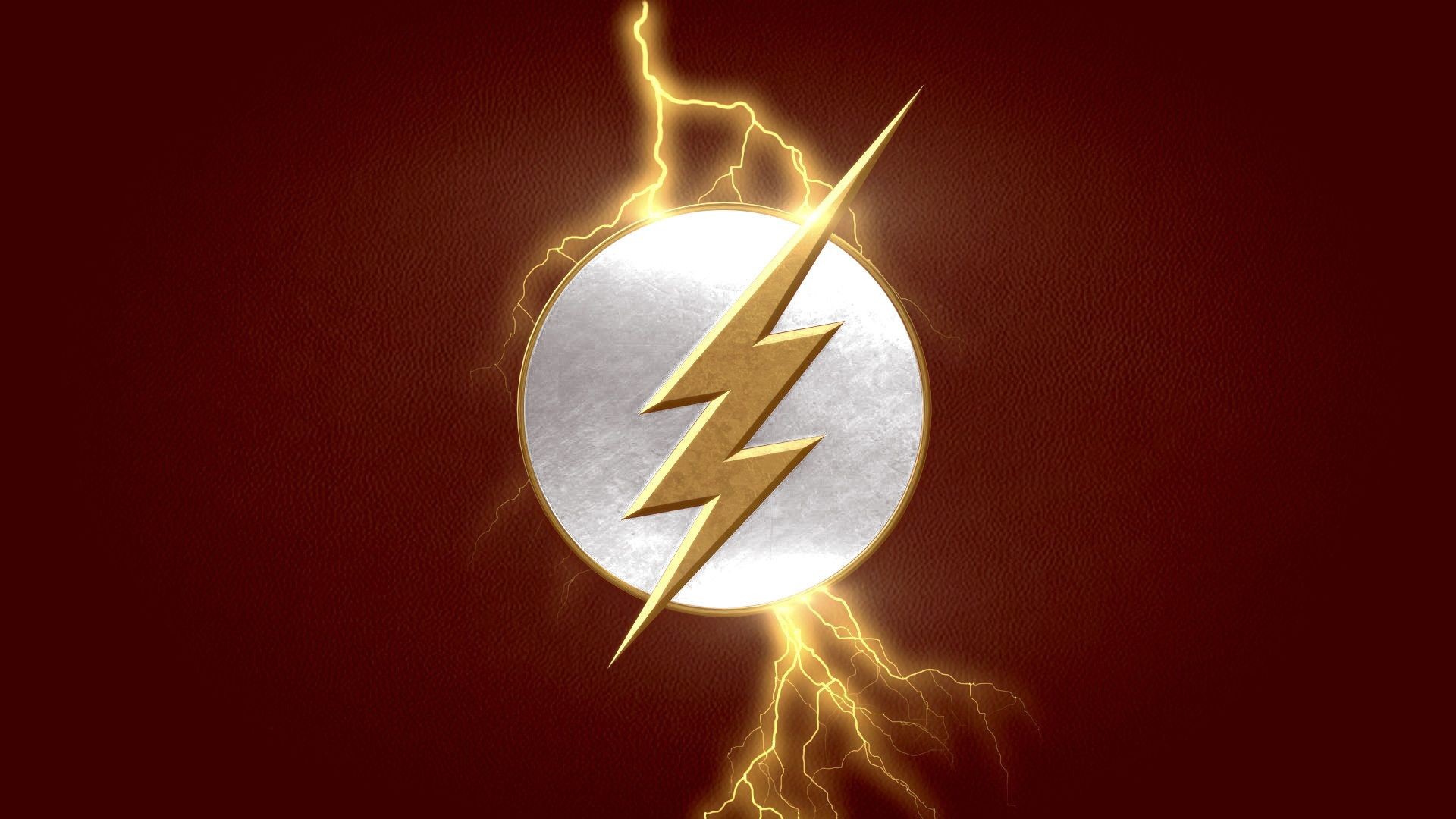 Hd Wallpaper Barry Allen The Flash Computer Wallpapers - Flash Symbol With Lightning - HD Wallpaper 