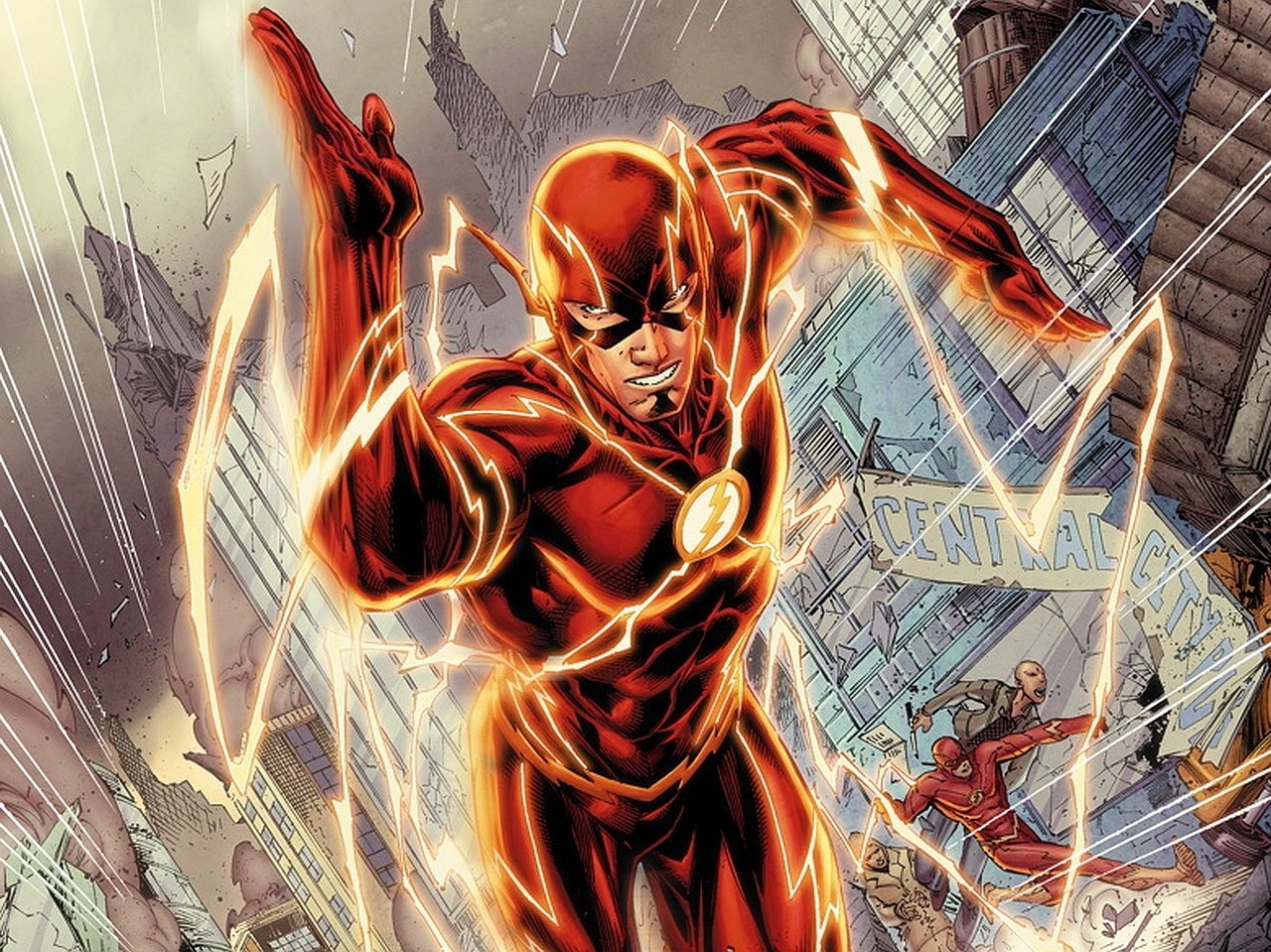 Flash Barry Allen Comics - HD Wallpaper 