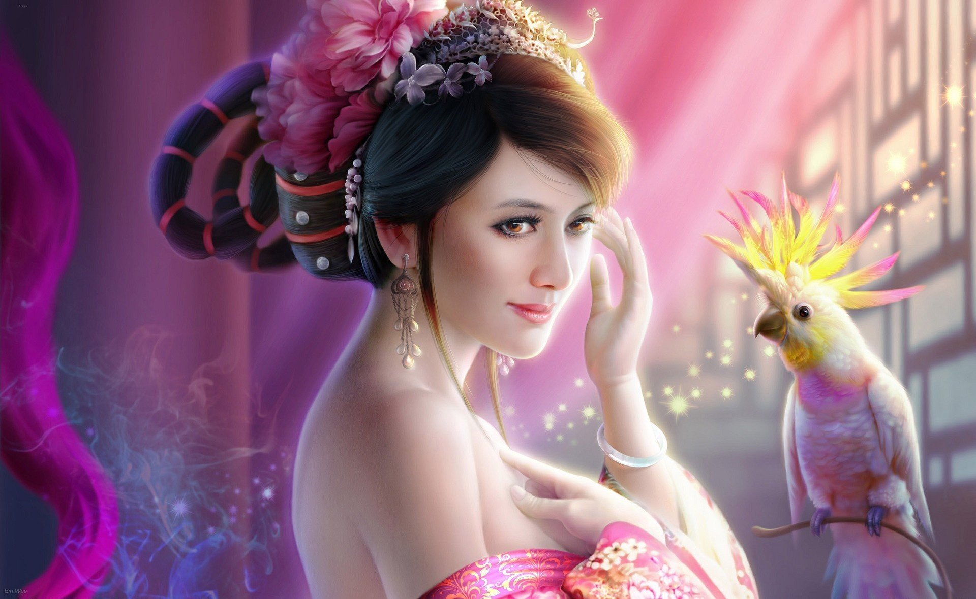 Image For Beautiful 3d Girls Desktop Wallpaper - Best Wallpapers For Girls Hd - HD Wallpaper 