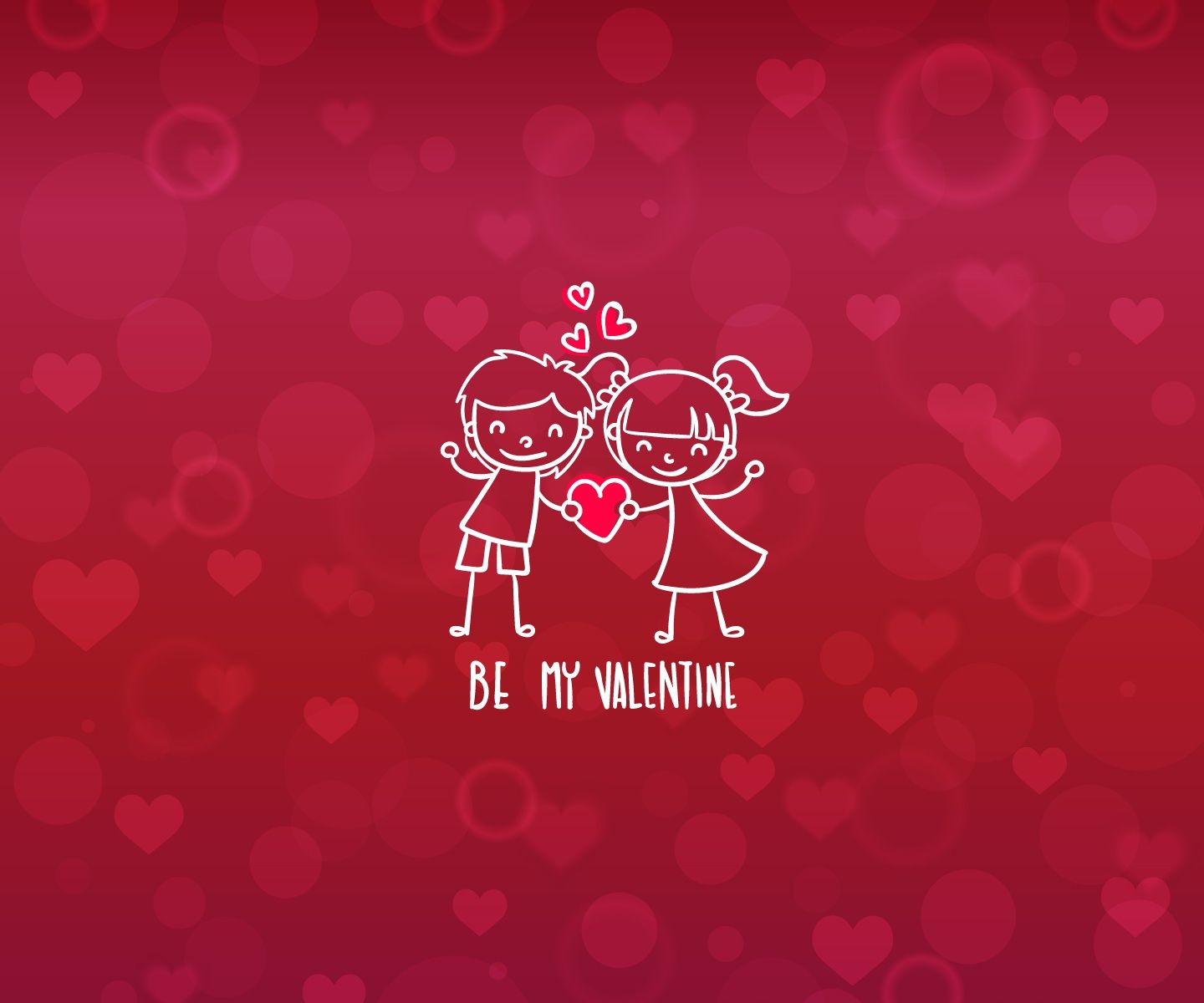 Be My Valentine Wallpaper - Illustration - HD Wallpaper 