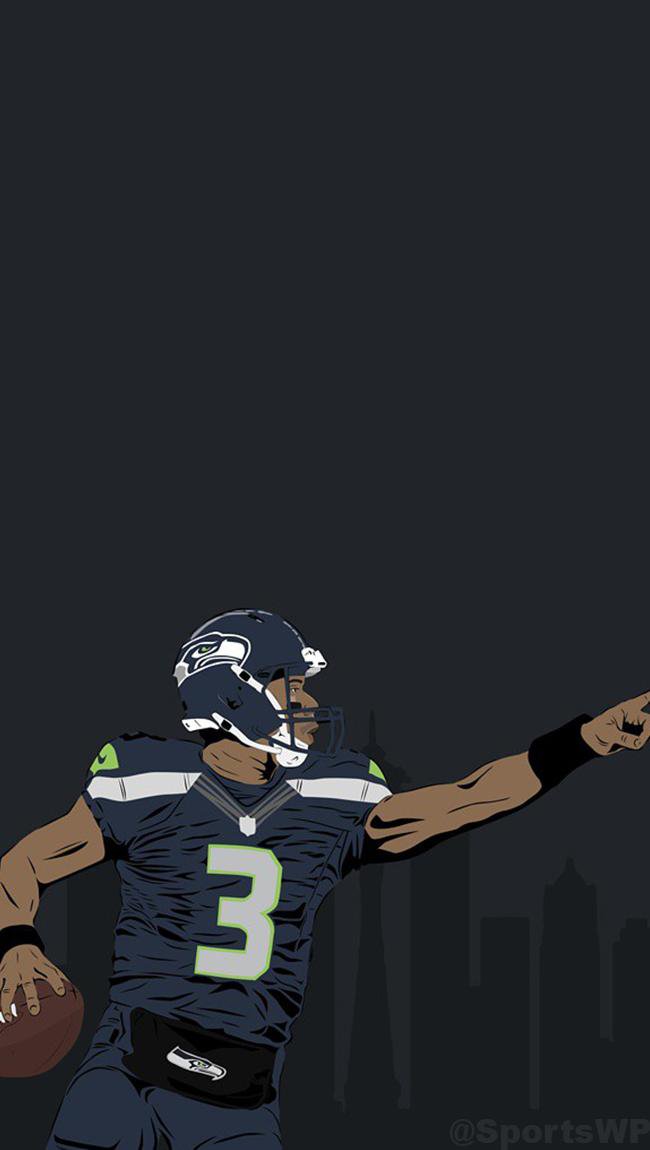 Russell Wilson Wallpaper Iphone - HD Wallpaper 