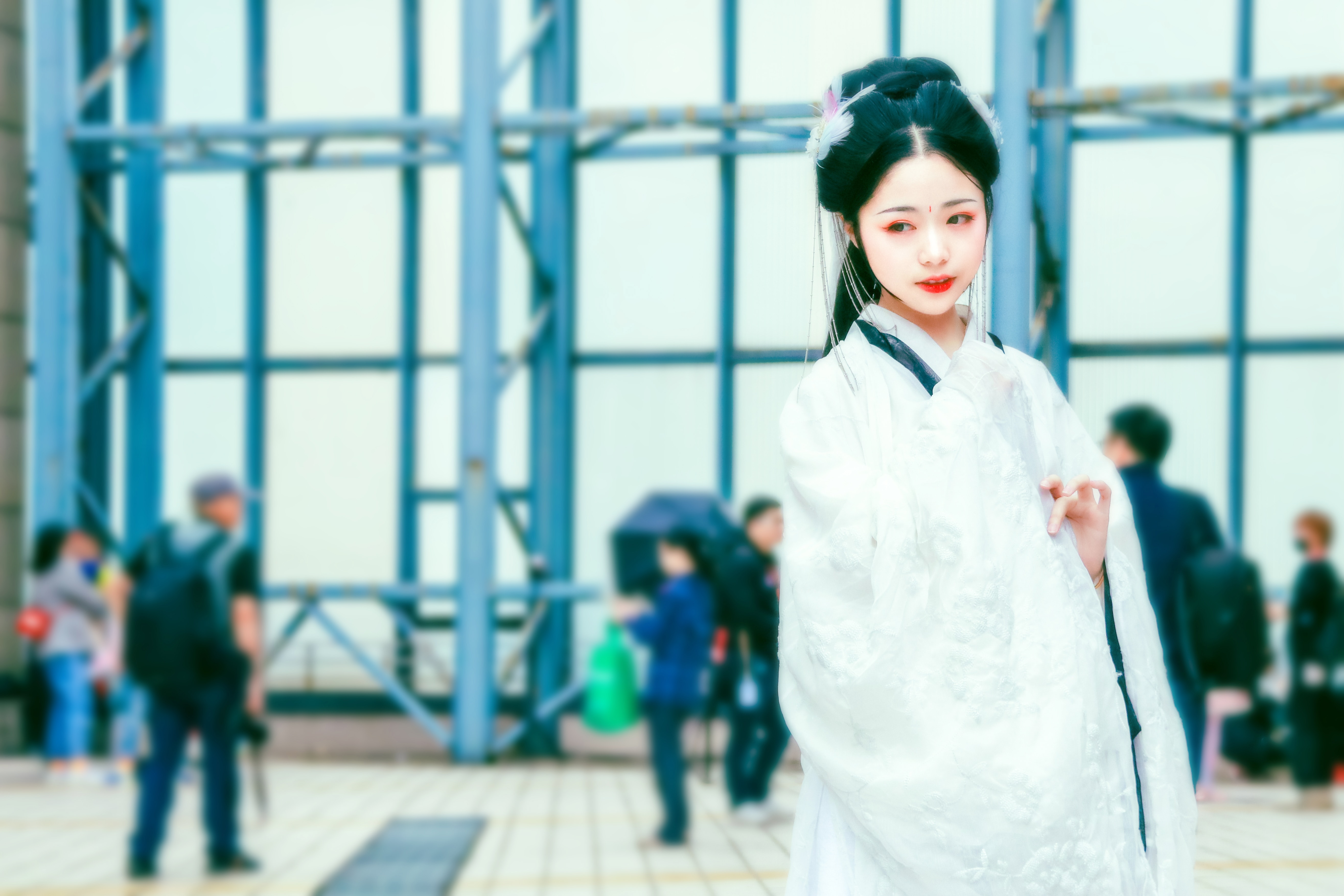 Beautiful Chinese Girl In Traditional Dress Wallpaper - Cute China Girl  2019 - 5260x3507 Wallpaper 