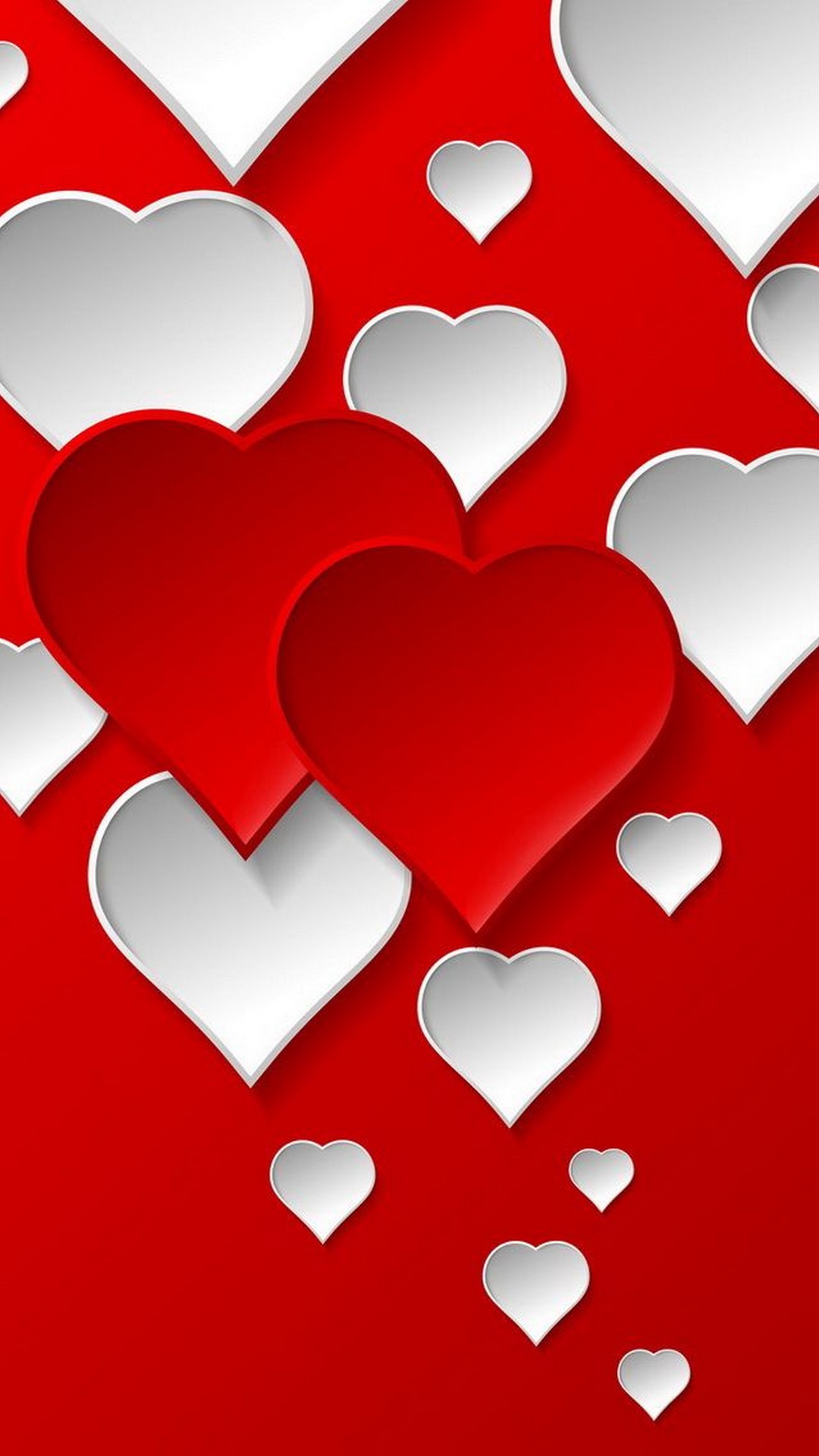 Heart Valentine Wallpaper Iphone - Heart Happy Birthday Love - HD Wallpaper 
