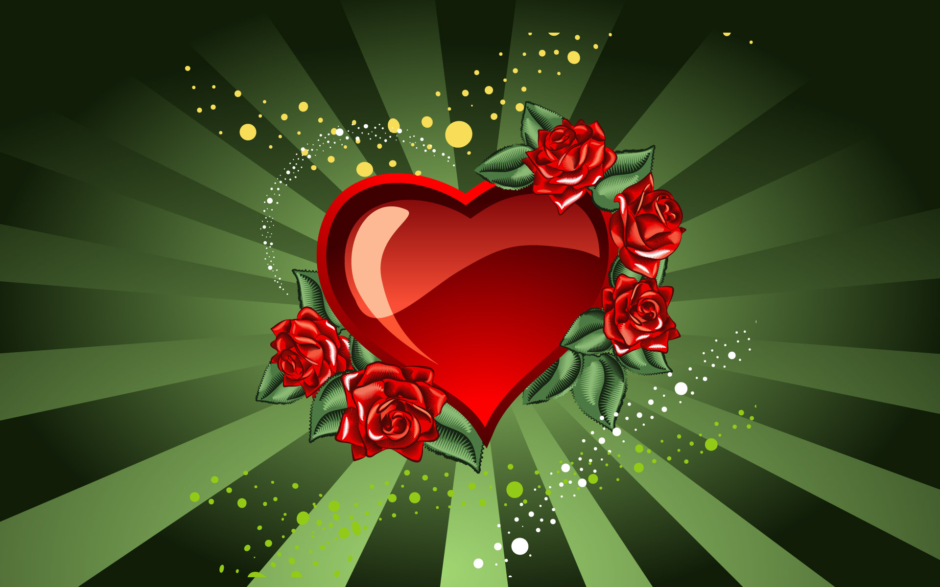 Love Heart - HD Wallpaper 