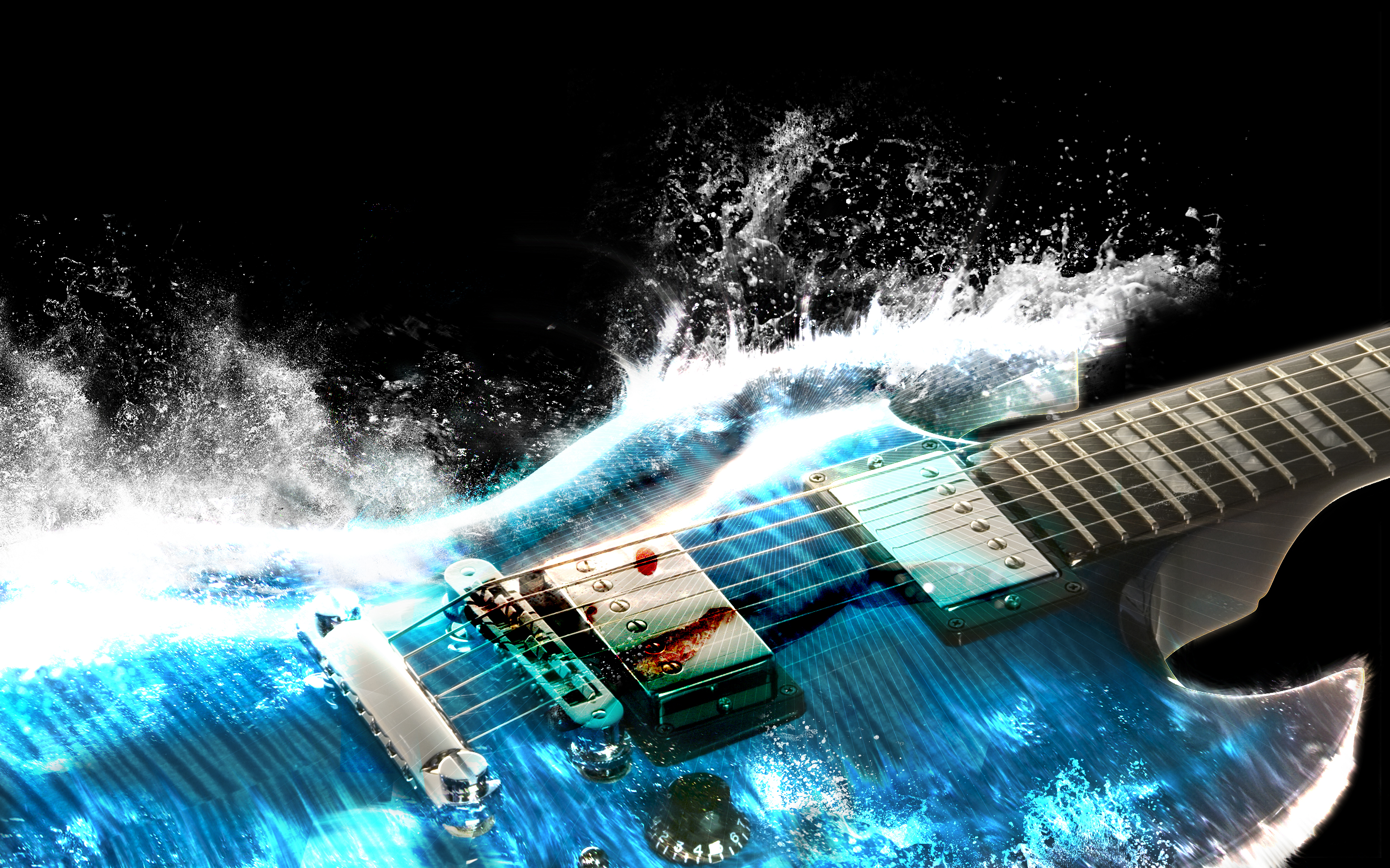 Cool Guitar Backgrounds - HD Wallpaper 