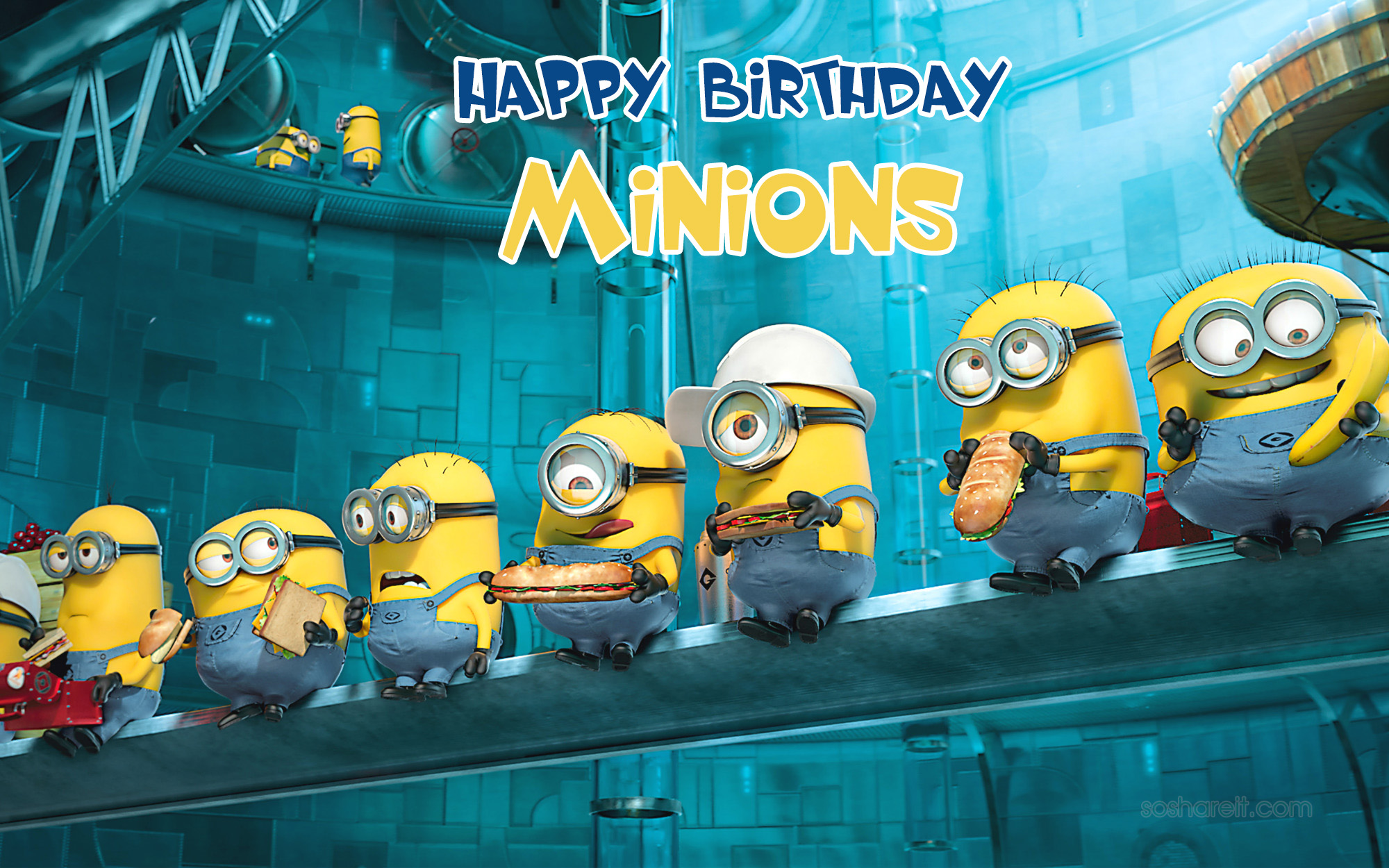 Minions Background - HD Wallpaper 