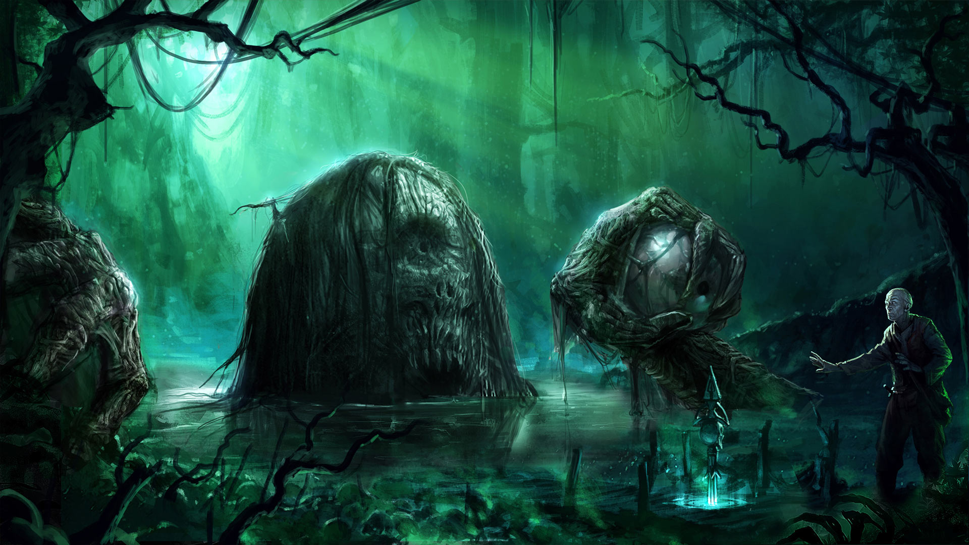 Swamp Horror - HD Wallpaper 