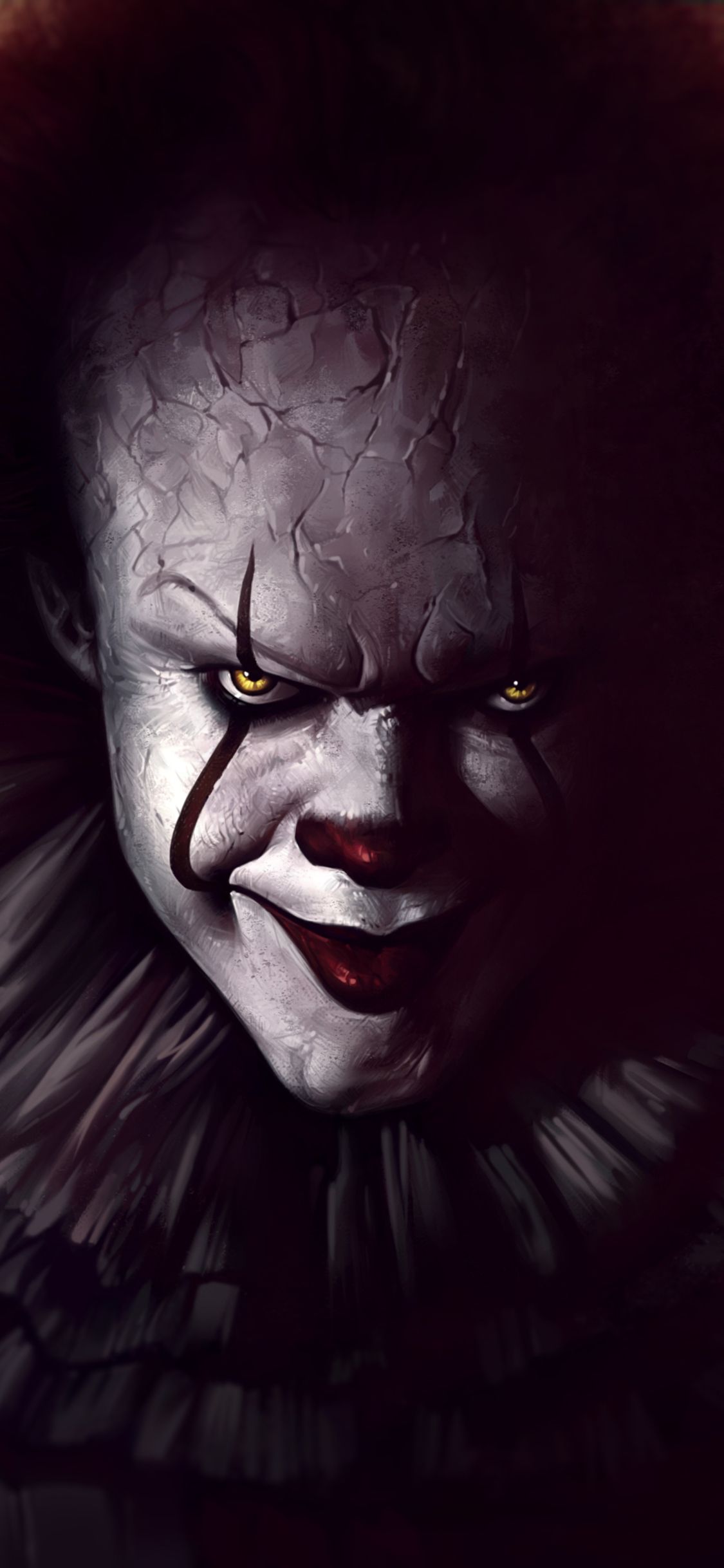 Pennywise The Clown Fanart Iphone Xs,iphone 10,iphone - Pennywise Iphone Xs Max - HD Wallpaper 