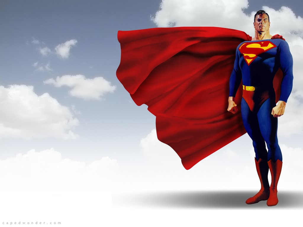 Cartoon Superman - 1024x768 Wallpaper 