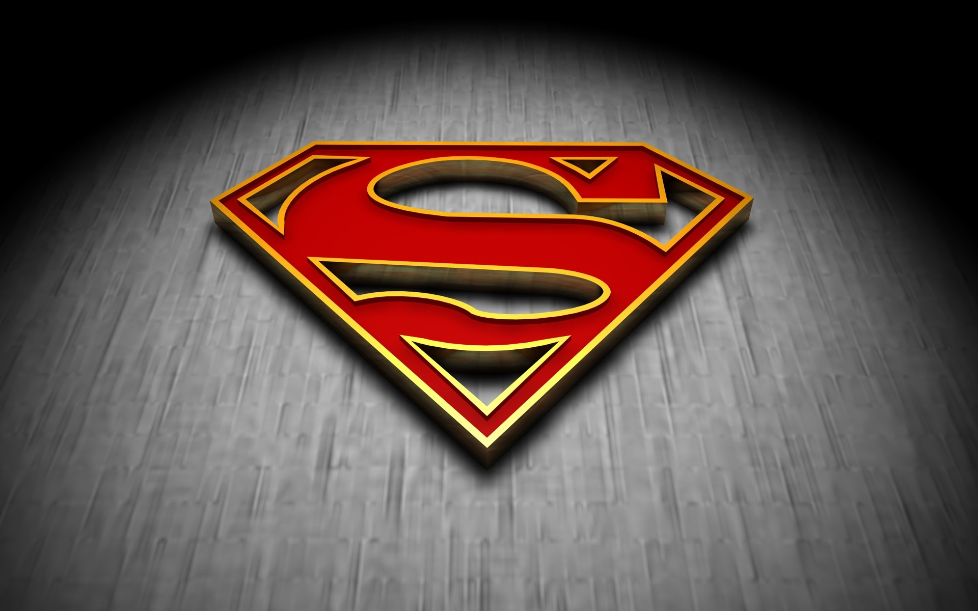 Superman Wallpaper 8 7 2012 A By Monte 
 Data Src - Cave Superman Logo Wallpaper Hd - HD Wallpaper 