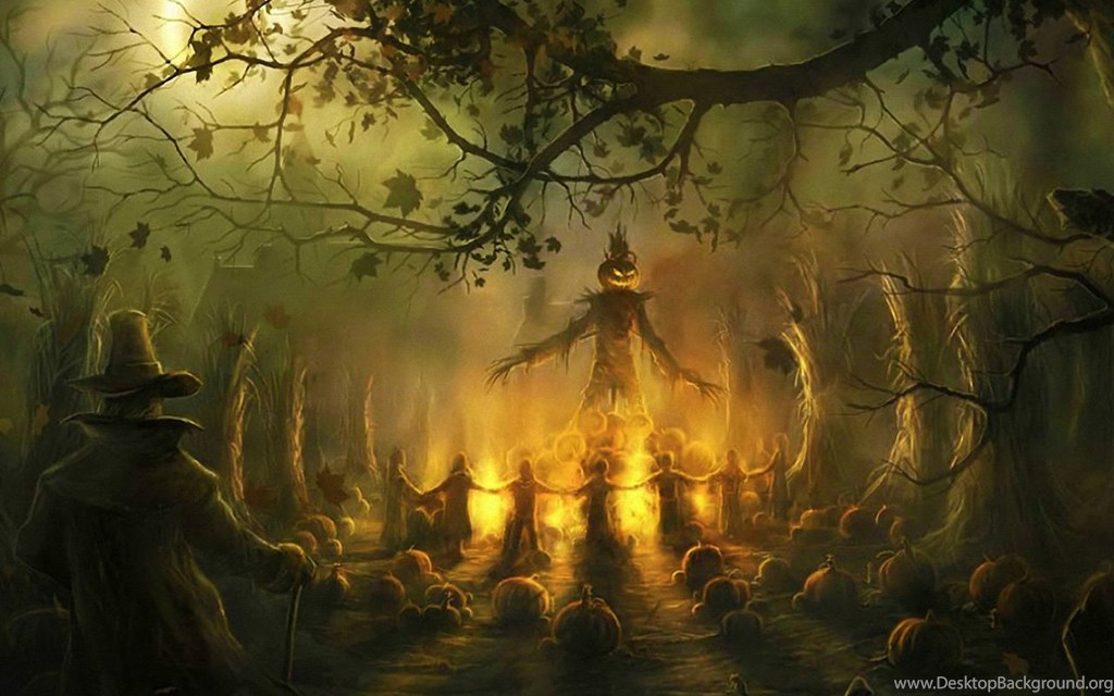 Halloween 3d Horror Wallpaper, Hd Wallpapers Downloads - Pumpkin Patch Over The Garden Wall - HD Wallpaper 