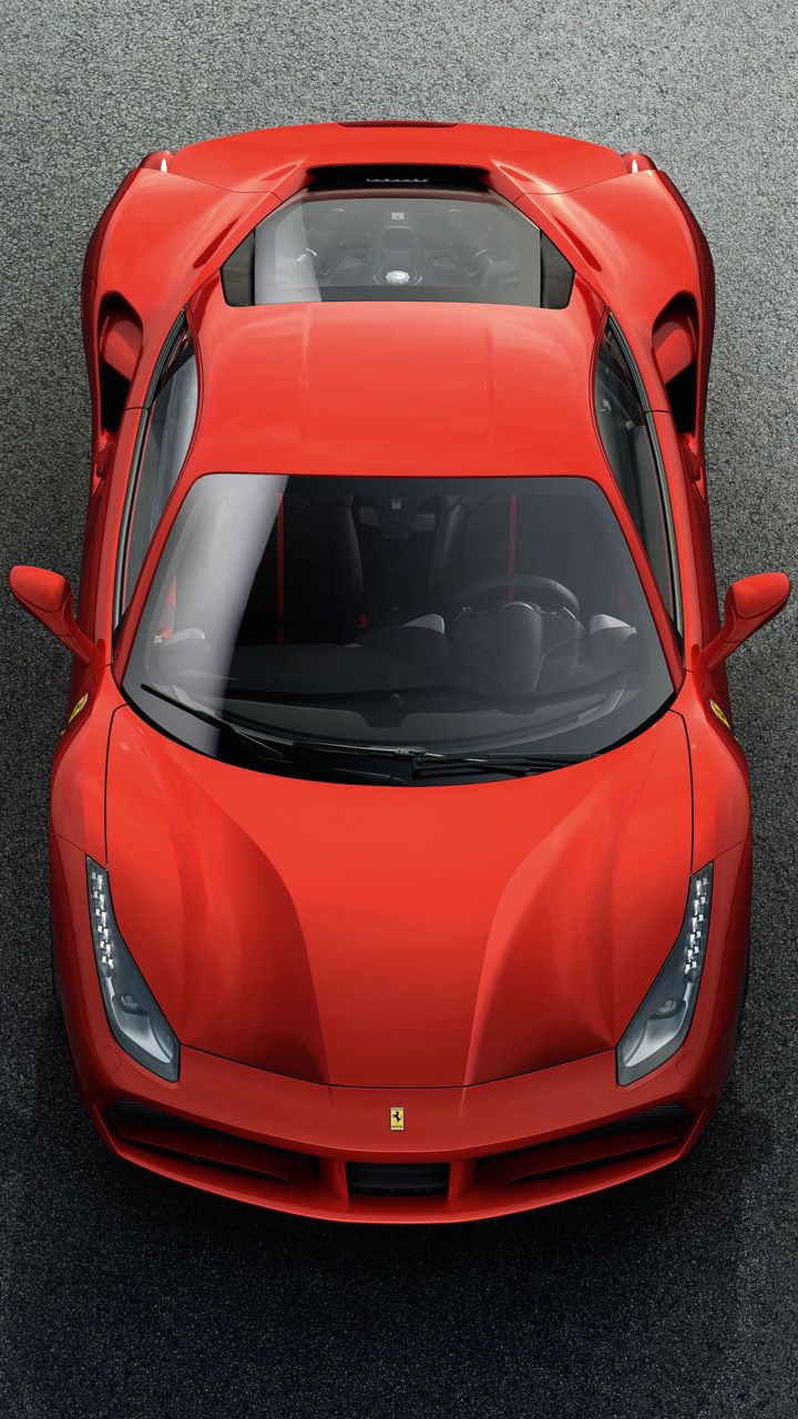 109 Best Ferrari Images Car Pictures, Sports And - Ferrari 488 Gtb Top View - HD Wallpaper 