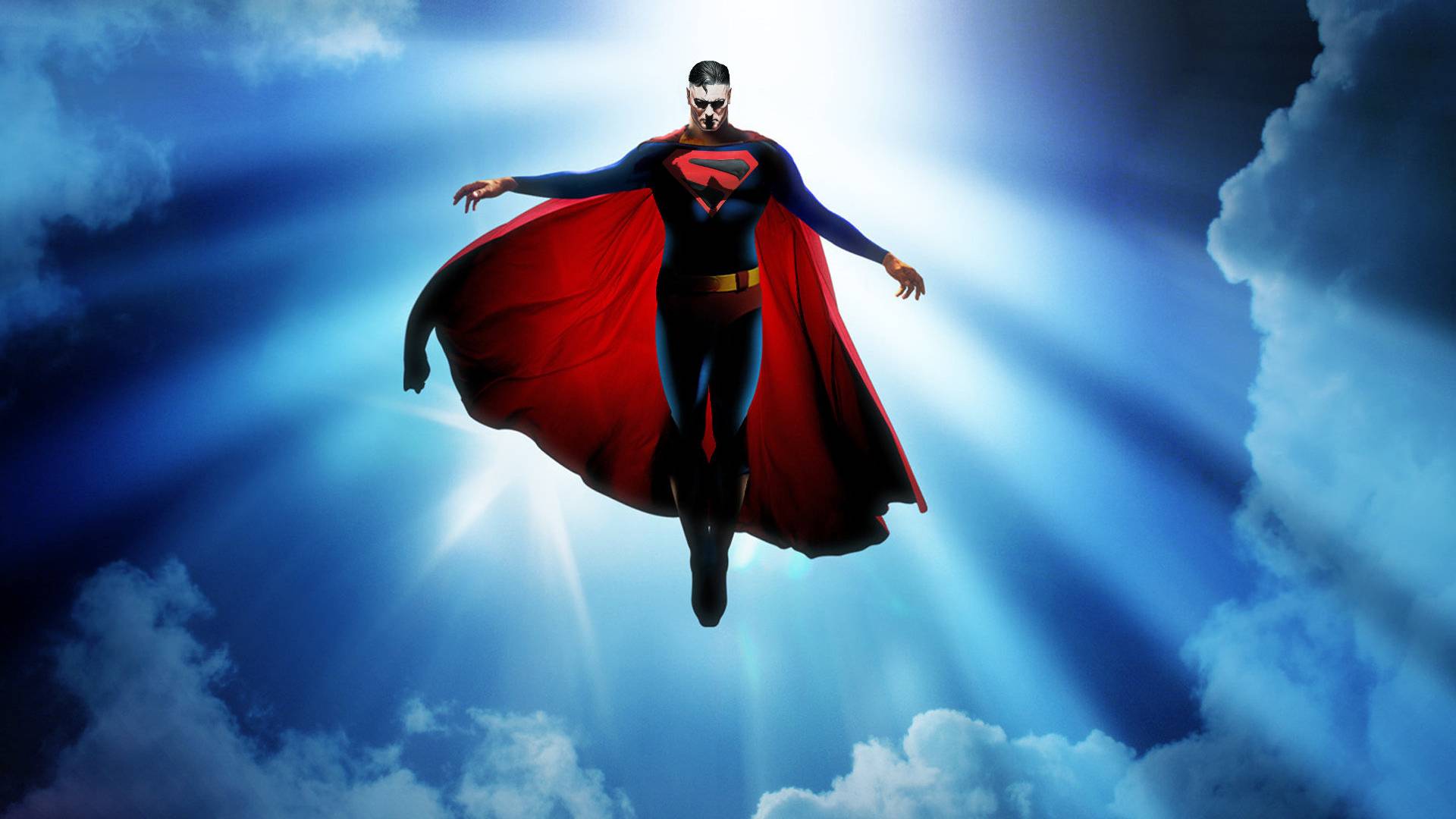 Superman Wallpaper Desktop For Mobile And Desktop - Alex Ross Kingdom Come Superman - HD Wallpaper 