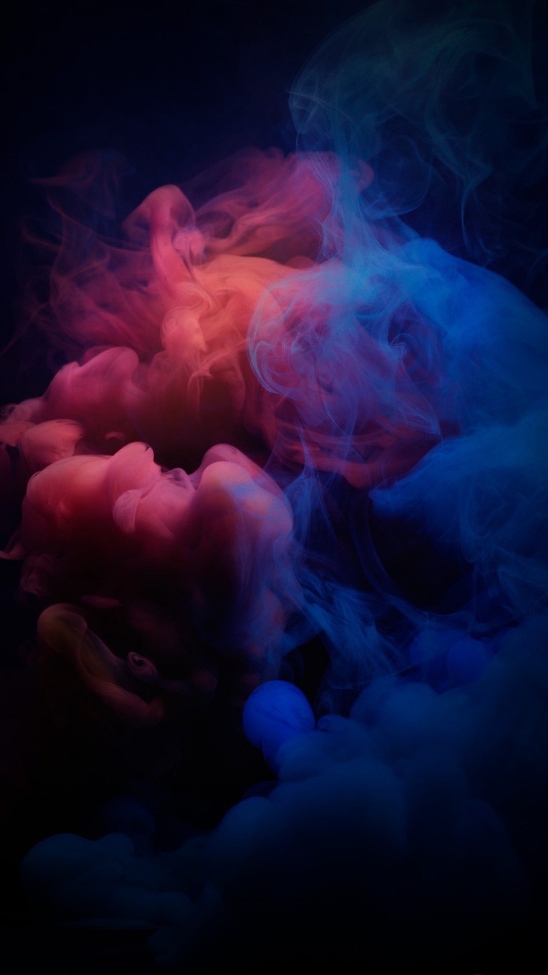 Smoke Red Blue Dark Wallpaper - Red And Blue Smoke - HD Wallpaper 