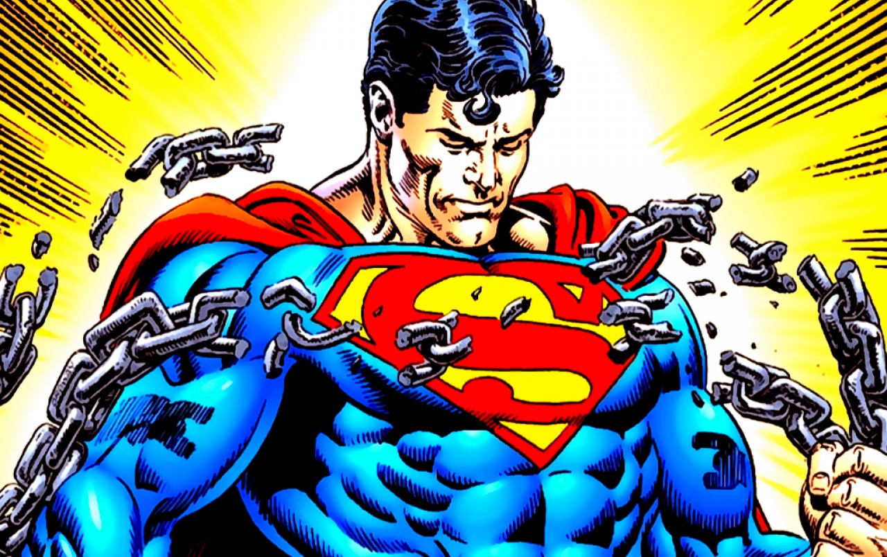 The Mighty Superman Wallpapers - Superman Comics 1980s - HD Wallpaper 