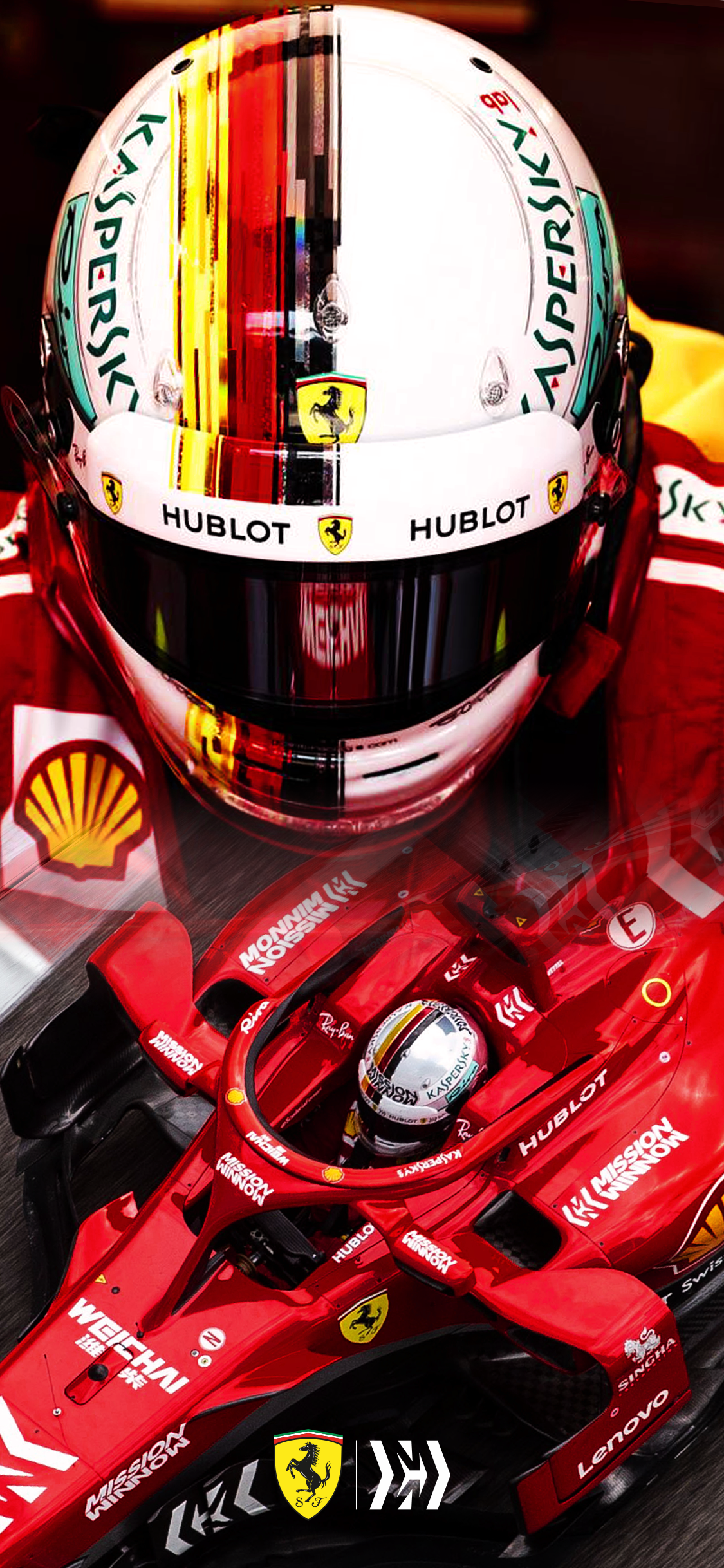 Ferrari Wallpaper Sebastian Vettel - HD Wallpaper 