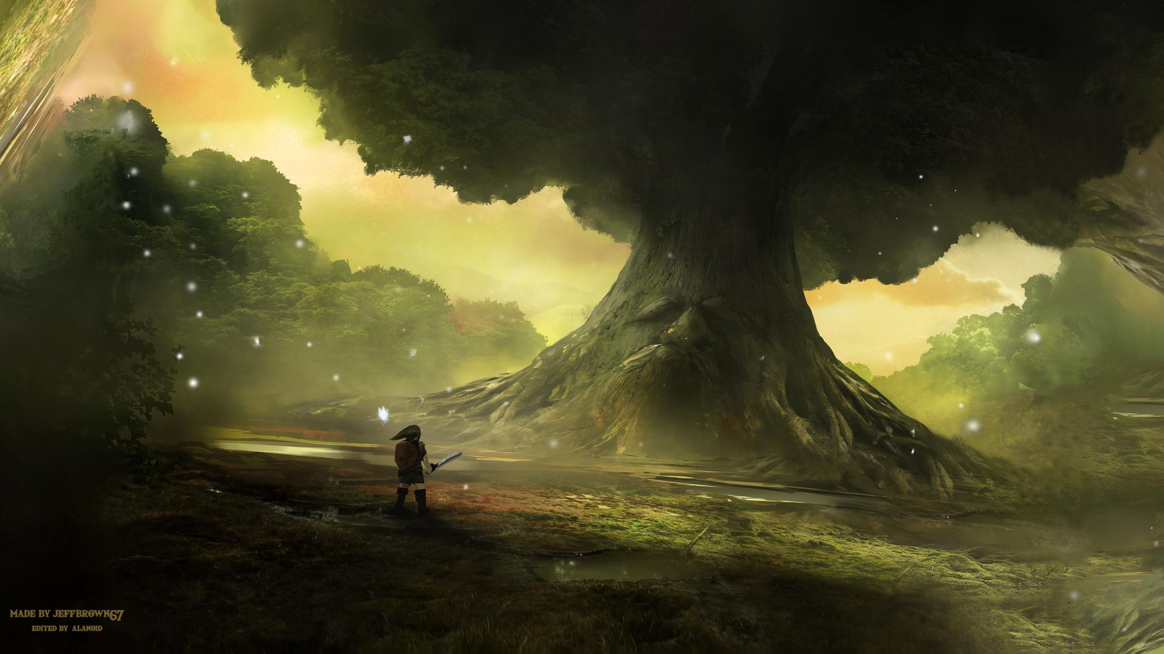 Zelda Ocarina Of Time Art - HD Wallpaper 