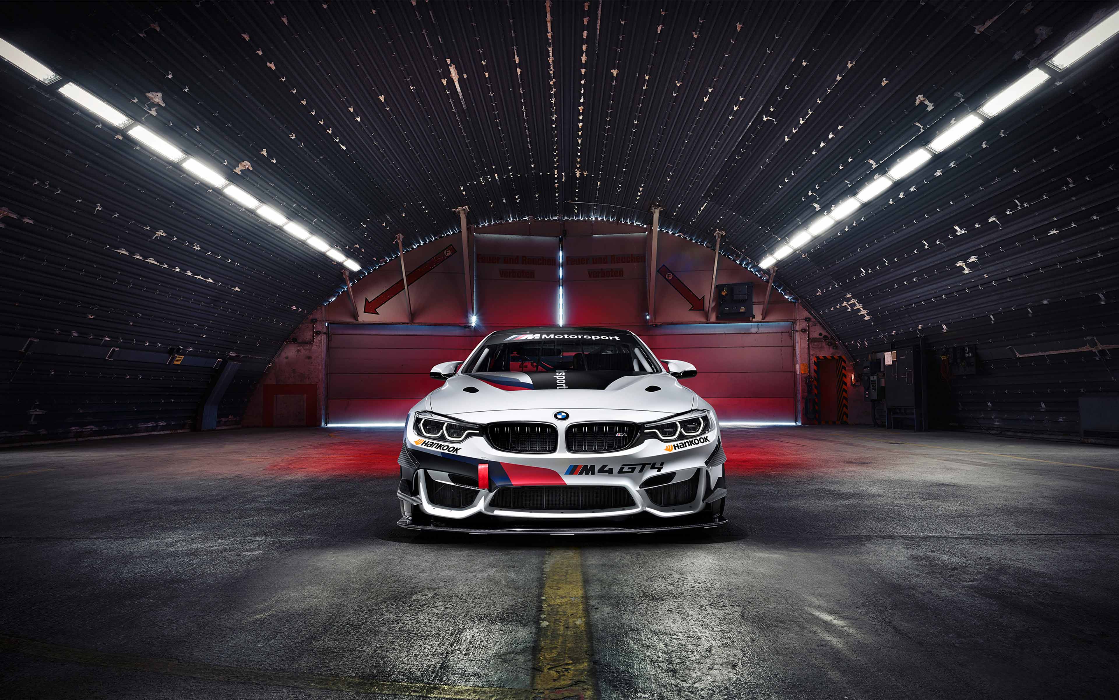 Front View Of A Bmw M4 Gt4 - Bmw Desktop - HD Wallpaper 