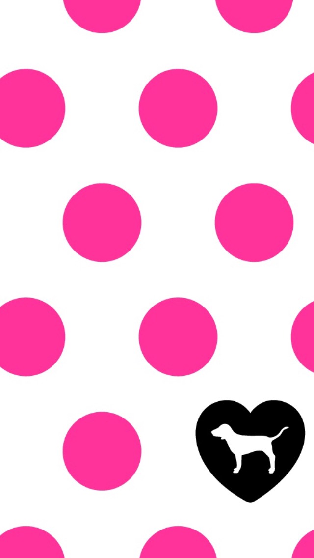 Victoria's Secret Pink Polka Dot - HD Wallpaper 