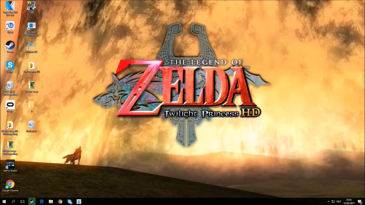 Legend Of Zelda Twilight Princess Title Screen - HD Wallpaper 
