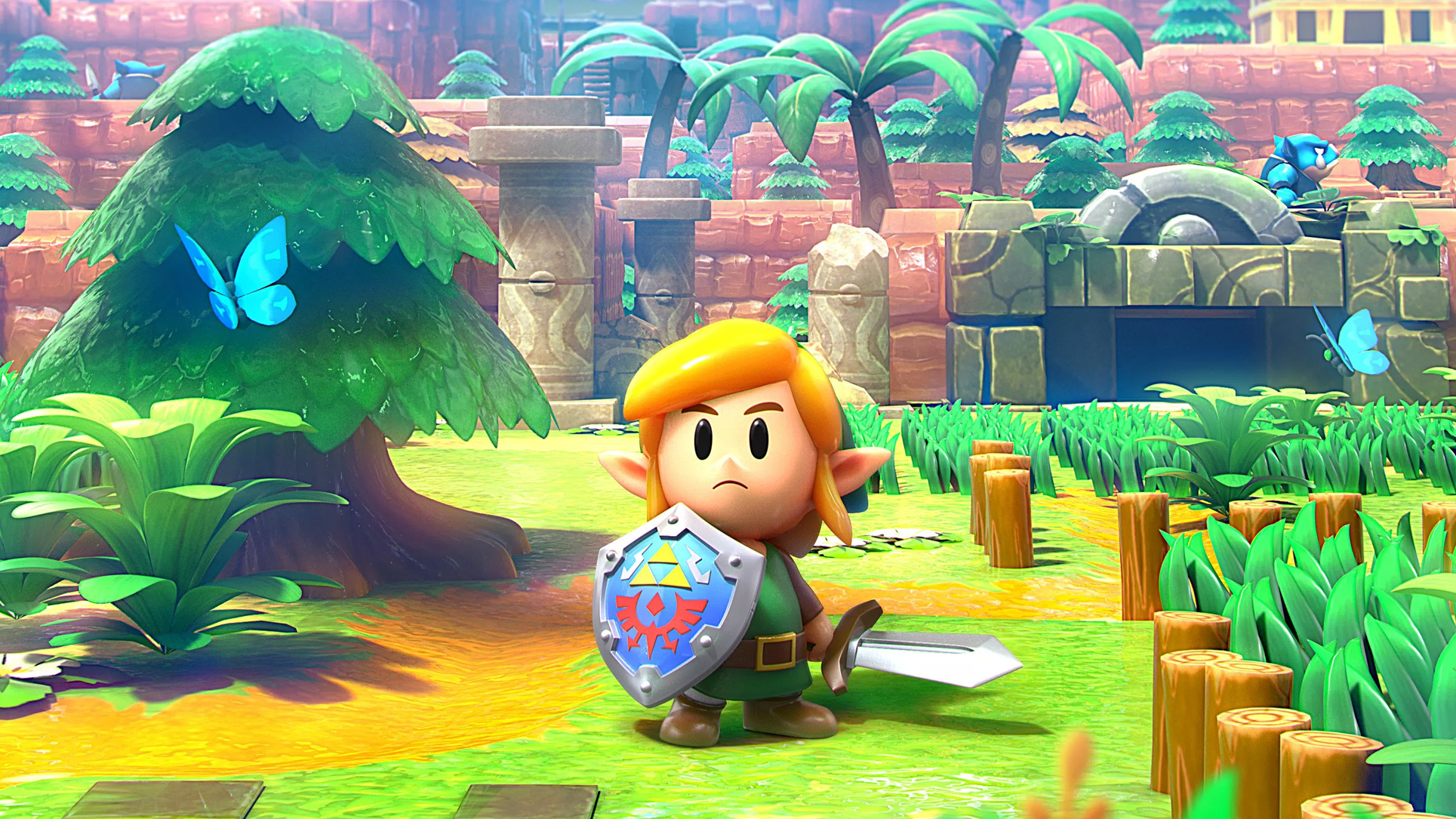 Zelda Link Awakening Switch - HD Wallpaper 