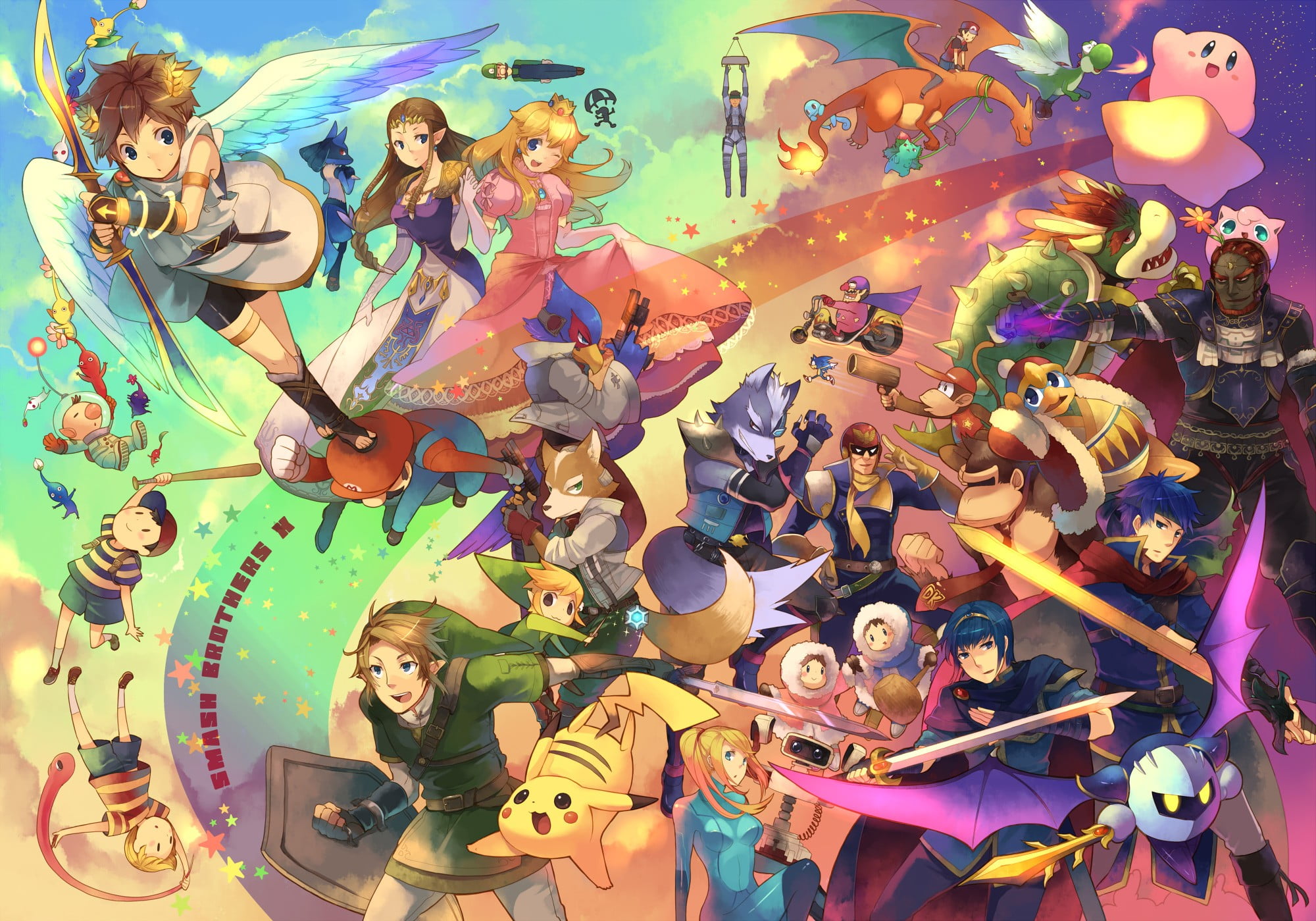 Super Smash Bros Fondos De Pantalla - HD Wallpaper 
