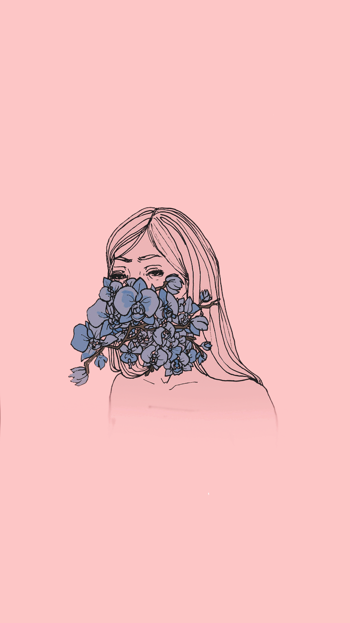 Wallpaper, Pink, And Lockscreen Image - Sad Girl Wallpaper Cartoon - 720x1280 Wallpaper Wallpaper, Pink, And Lockscreen Image - Sad Girl Wallpaper Cartoon - 720x1280 Wallpaper