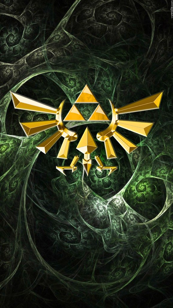 Zelda Logo Wallpaper Iphone - HD Wallpaper 