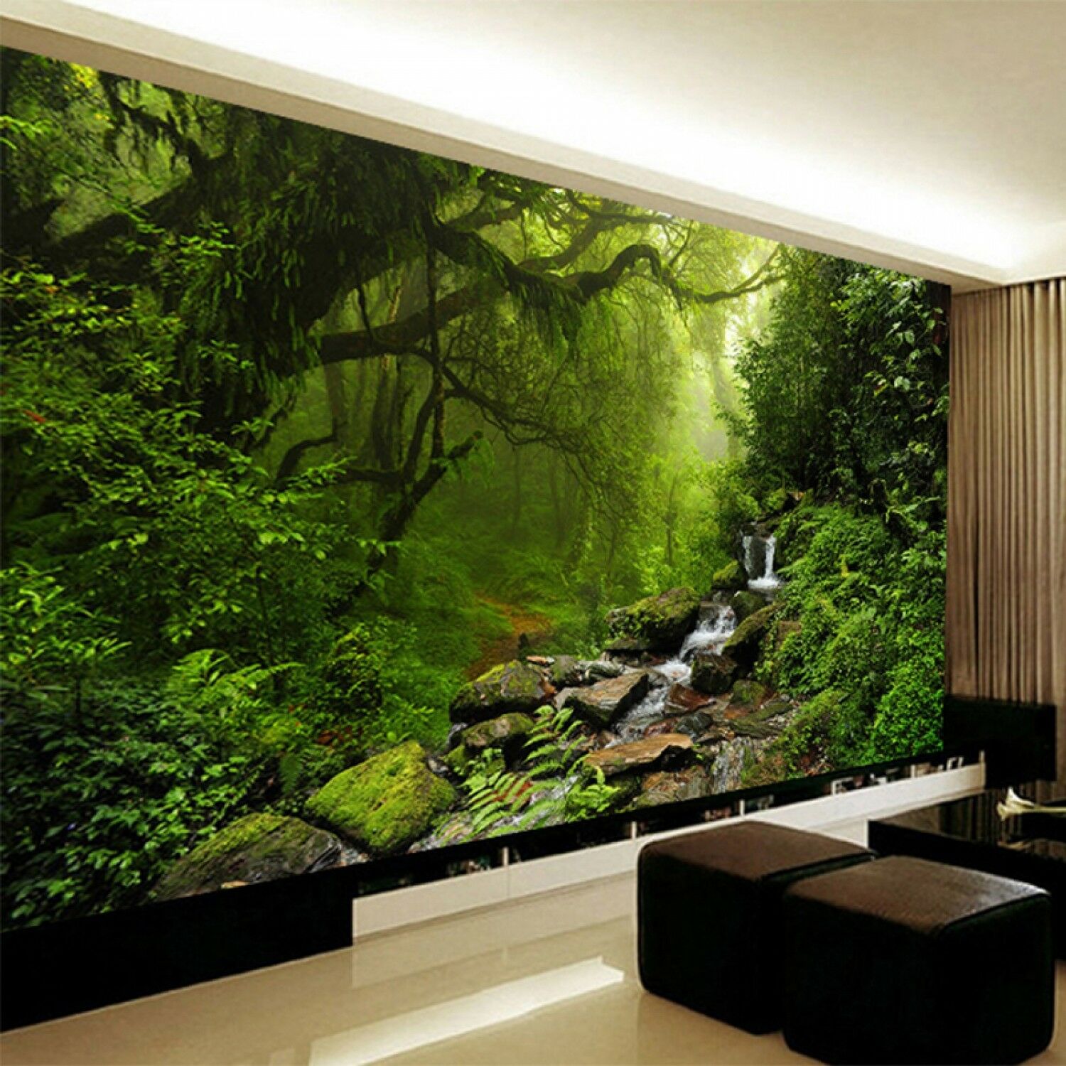 Living Room Mural - HD Wallpaper 