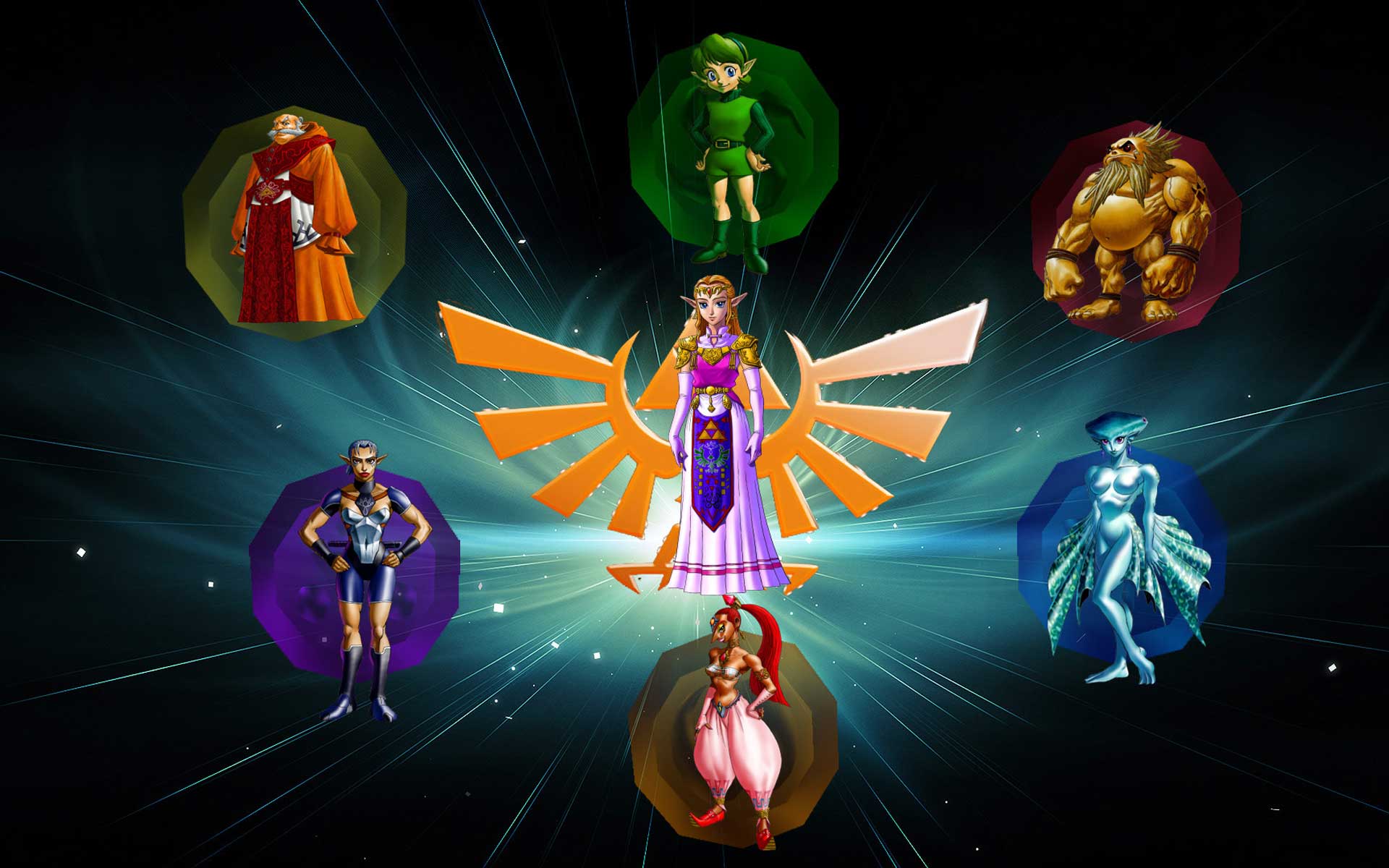 Zelda Desktop Wallpaper - Fondos De Pantalla Hd Zelda - HD Wallpaper 