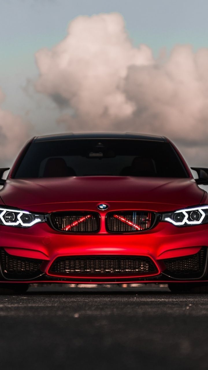 Wallpaper, Vehicle, Red, M4, Luxury, Front, Fearsome, - Bmw M4 Wallpaper Iphone - HD Wallpaper 
