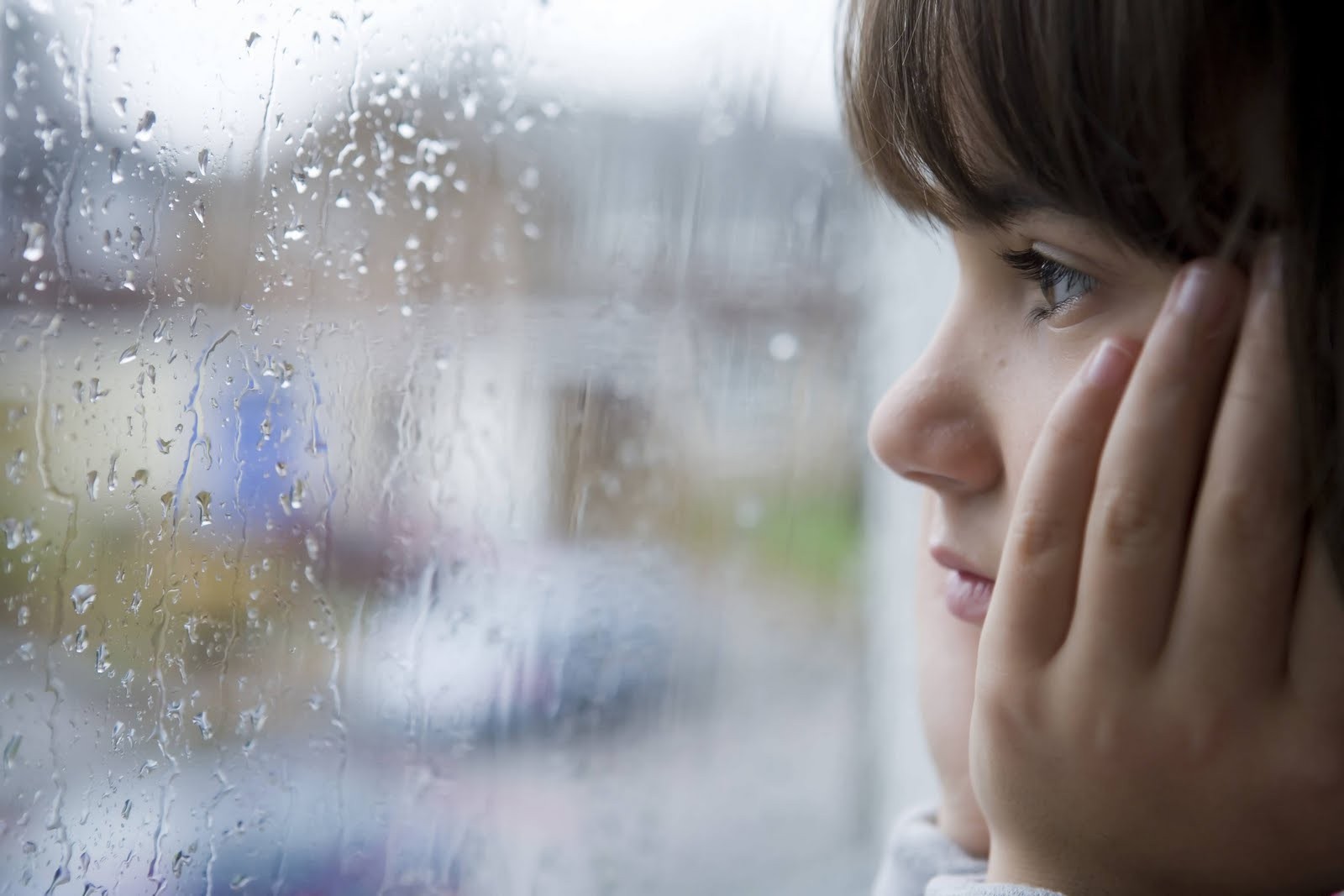 Sad, Girl, In, Rain, High, Definition, Desktop, Wallpaper, - Alone Girl In Rain - HD Wallpaper 