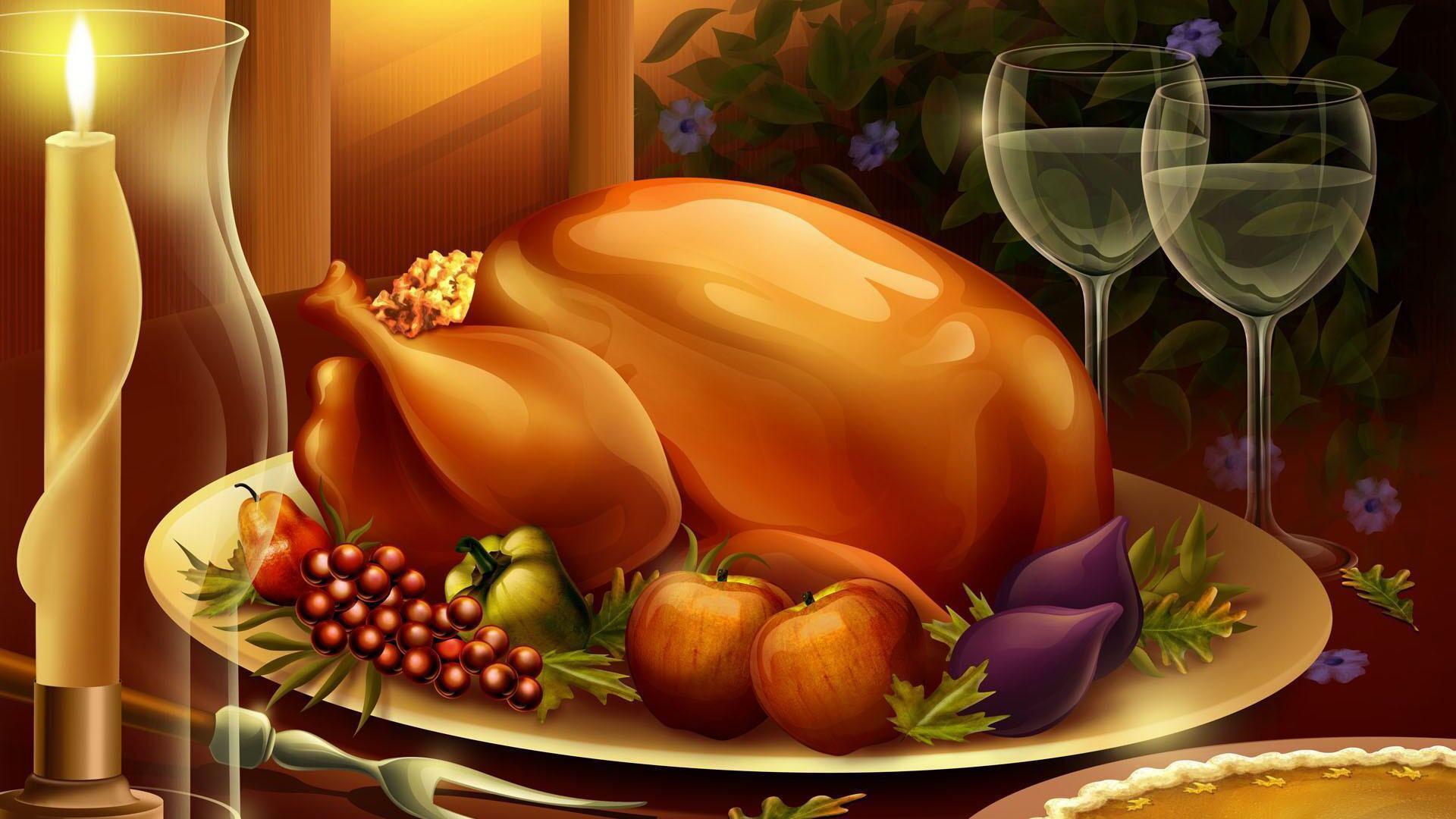 3d Thanksgiving Wallpapers - Thanksgiving 3d Background - HD Wallpaper 